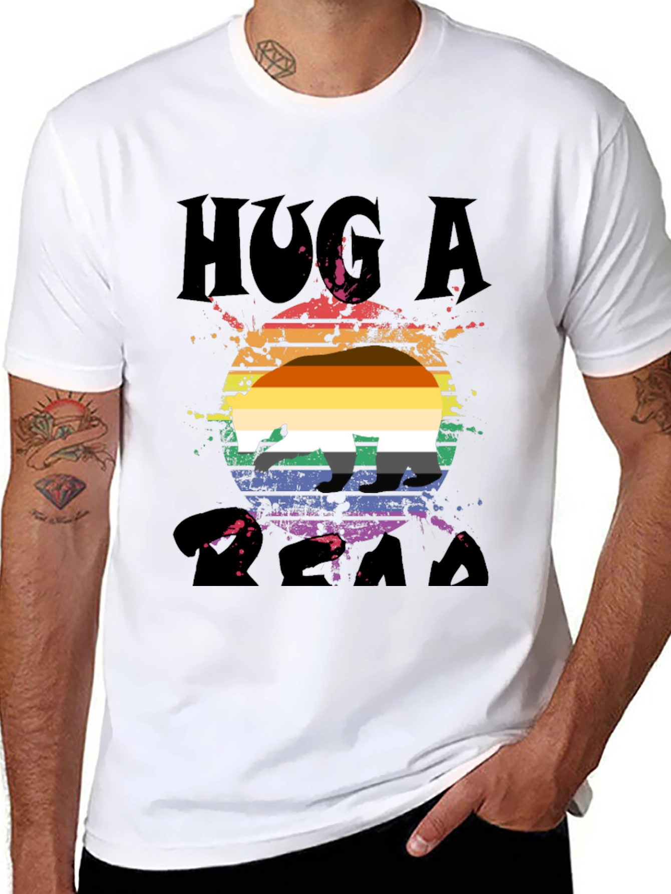 LGBTQ+ Pride Hug A Bear T-Shirt