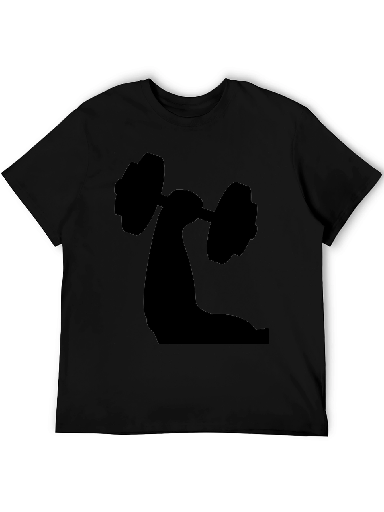 Weightlifting Arm Graphic Tee - Black
