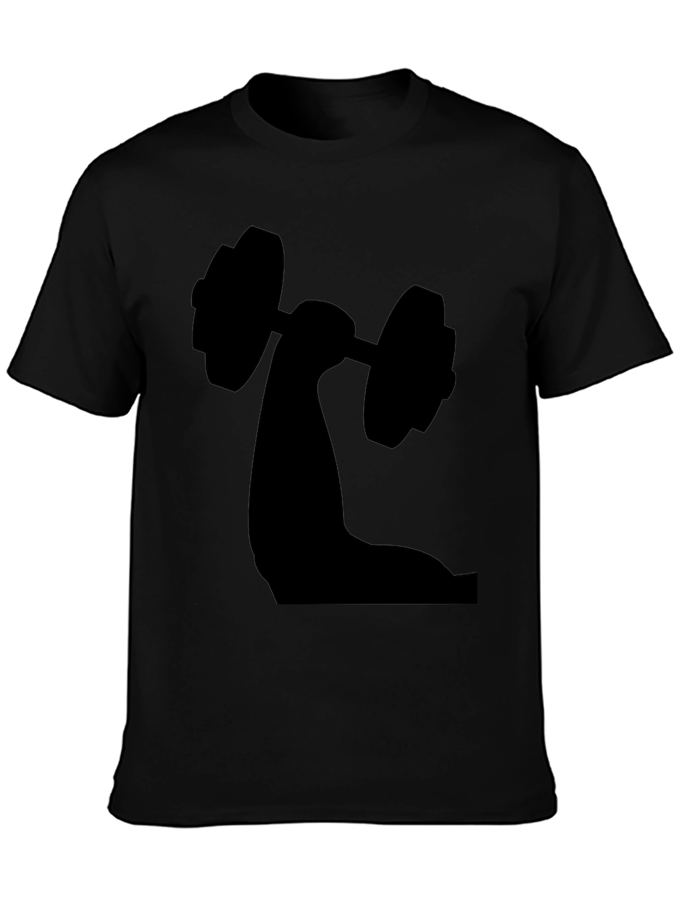 Weightlifting Arm Graphic Tee - Black