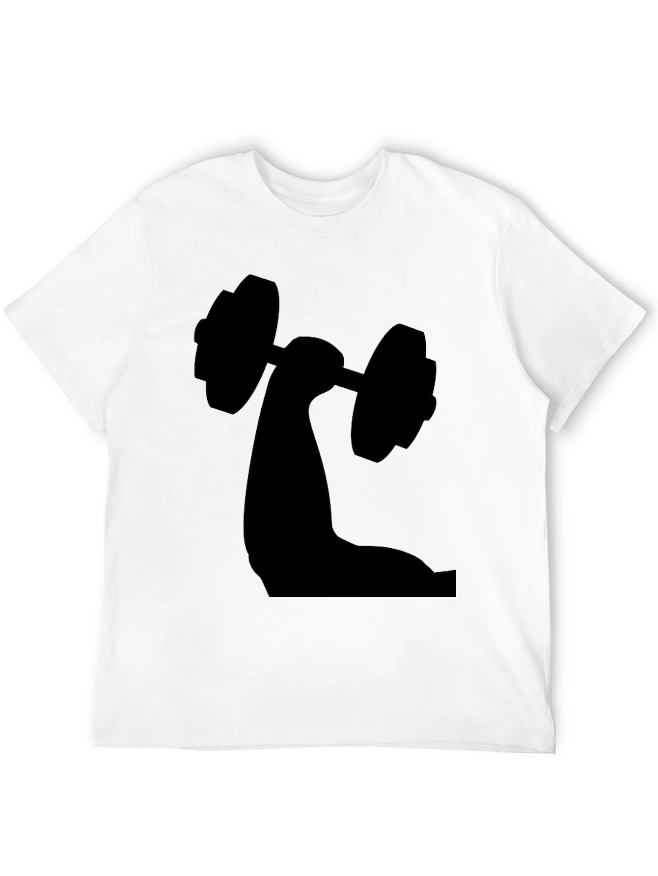 Weightlifting Arm Graphic Tee - Black