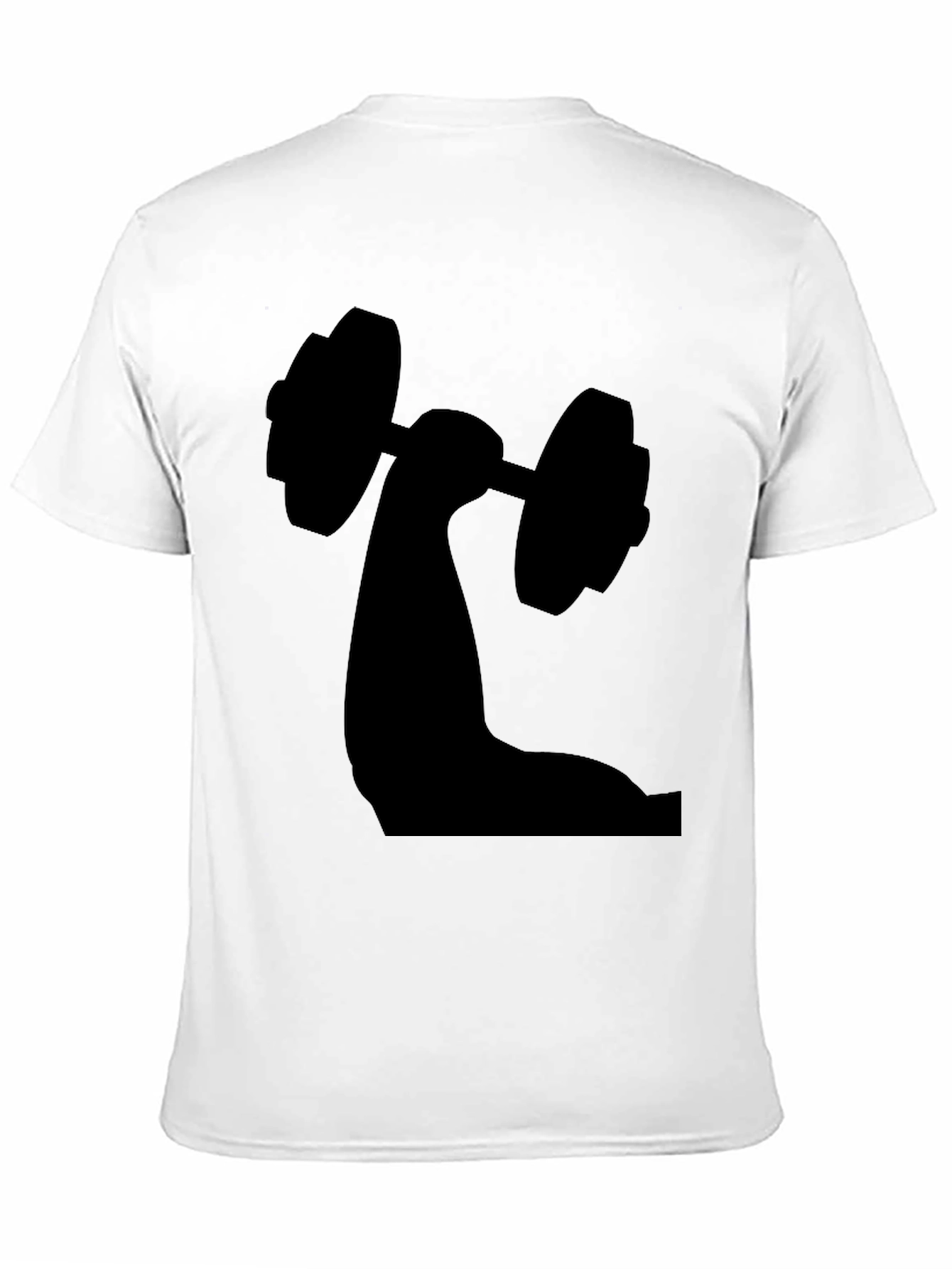 Weightlifting Arm Graphic Tee - Black
