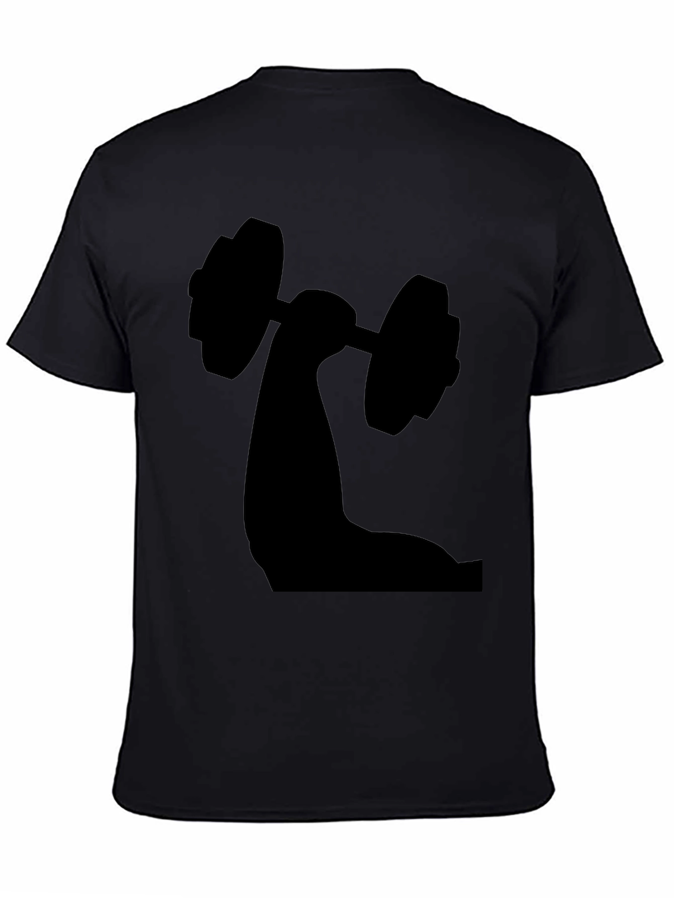 Weightlifting Arm Graphic Tee - Black