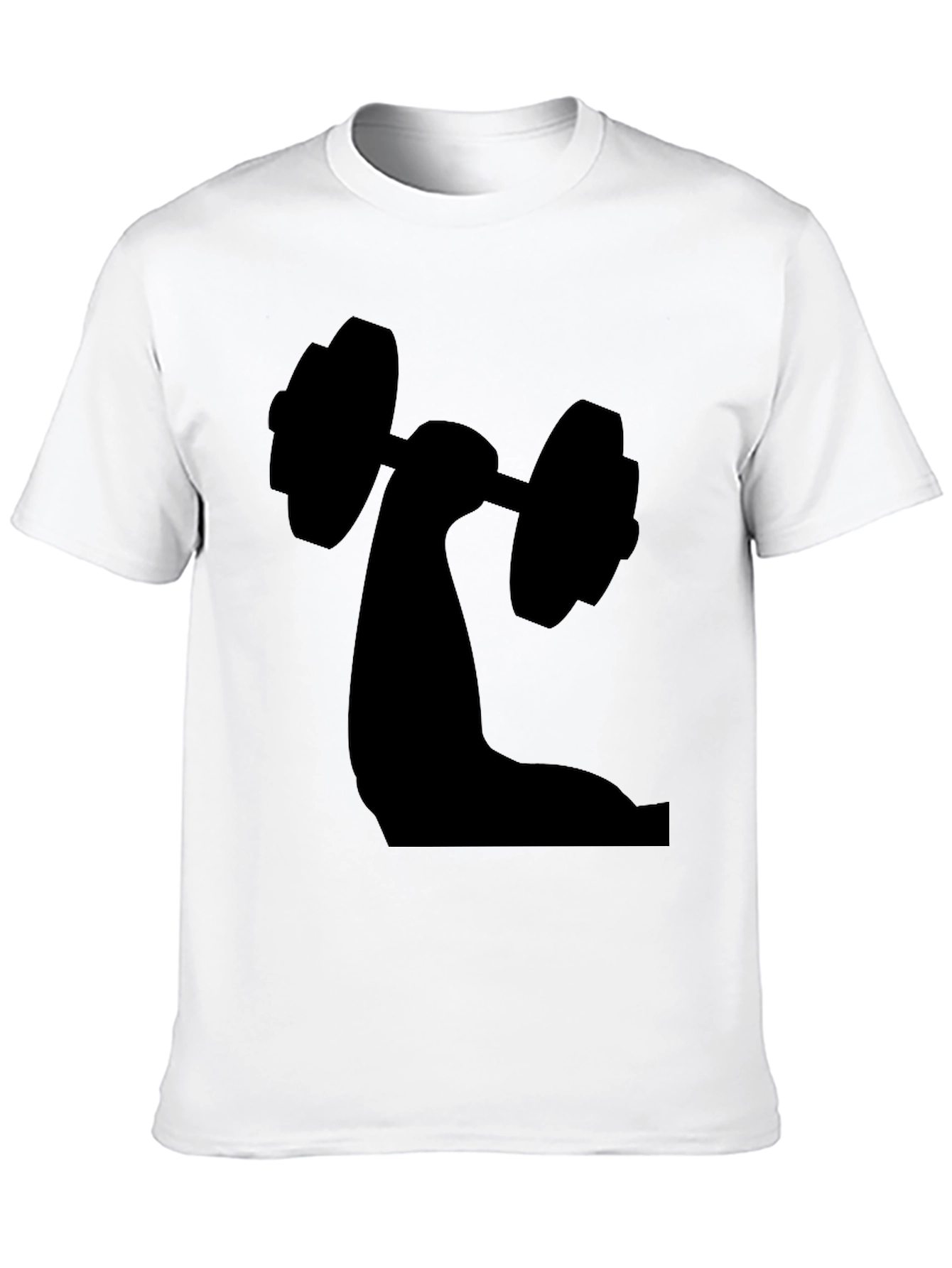 Weightlifting Arm Graphic Tee - Black