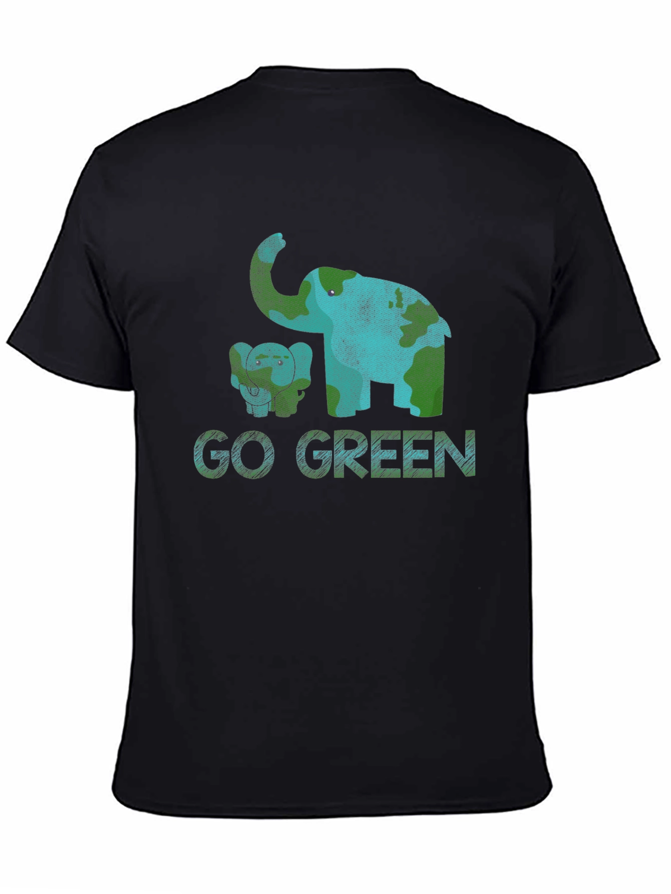 Go Green Elephant Graphic Tee