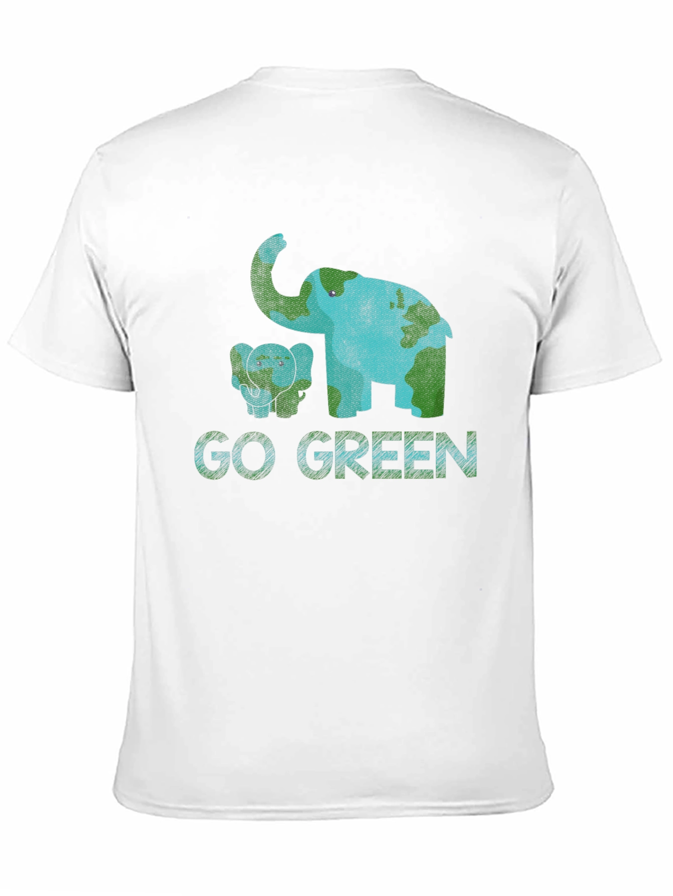 Go Green Elephant Graphic Tee
