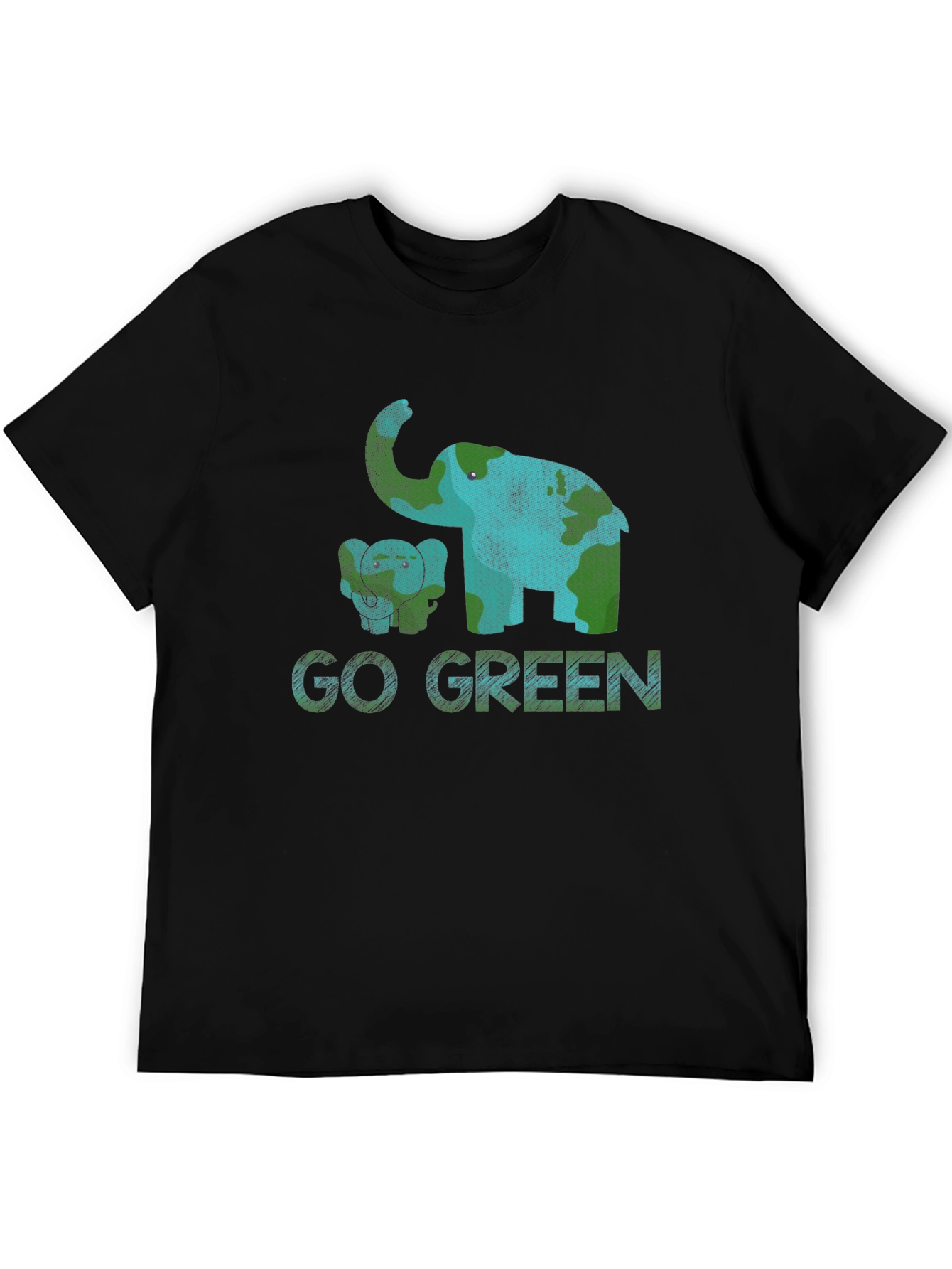 Go Green Elephant Graphic Tee
