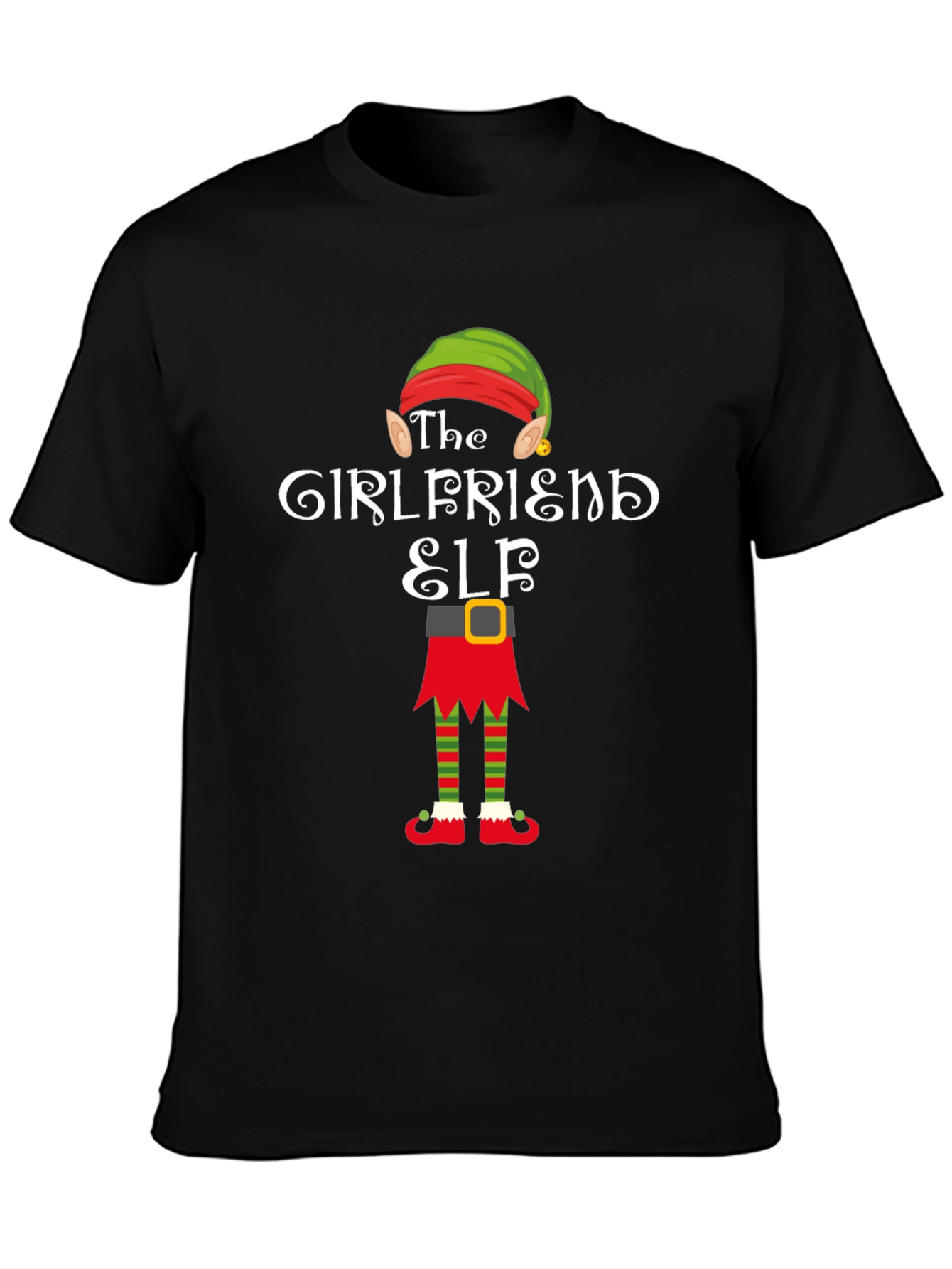 Girlfriend Elf Christmas T-Shirt