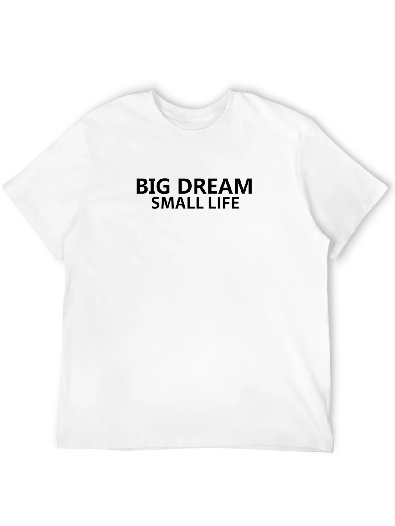 Big Dream Small Life Black Graphic Tee
