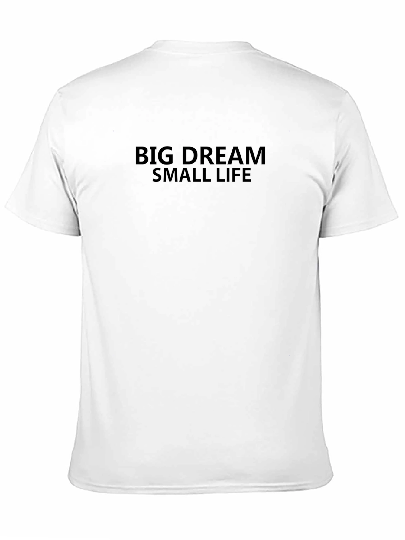 Big Dream Small Life Black Graphic Tee