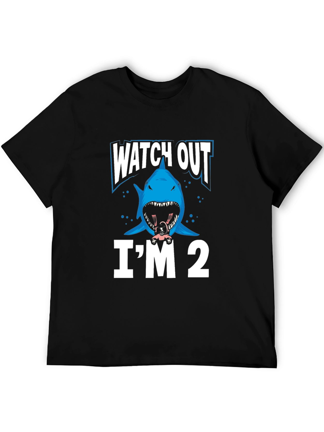 Shark Im 2 T-Shirt - Baby Shark Birthday Tee