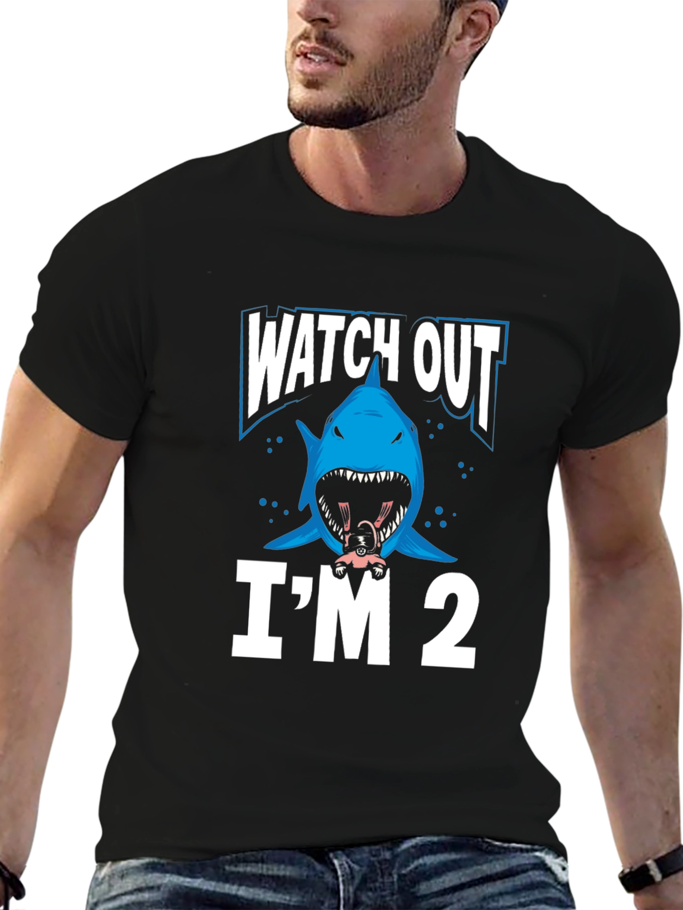 Shark Im 2 T-Shirt - Baby Shark Birthday Tee
