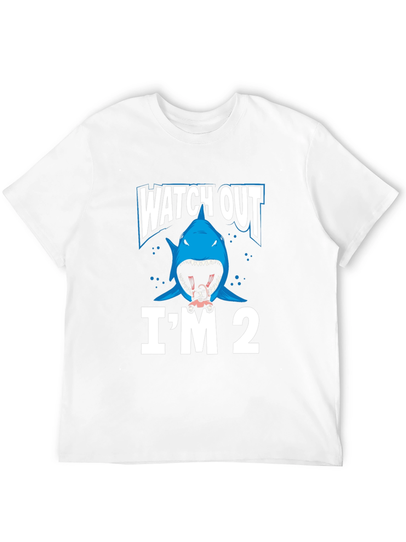 Shark Im 2 T-Shirt - Baby Shark Birthday Tee