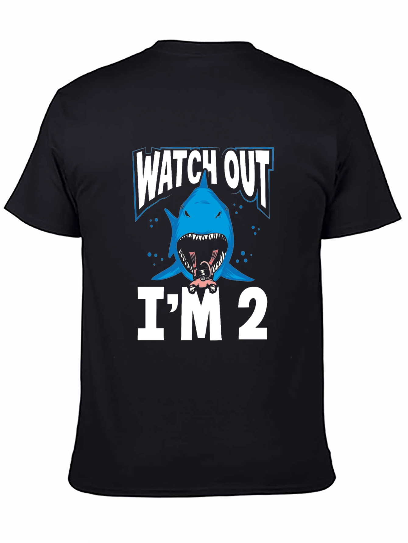 Shark Im 2 T-Shirt - Baby Shark Birthday Tee
