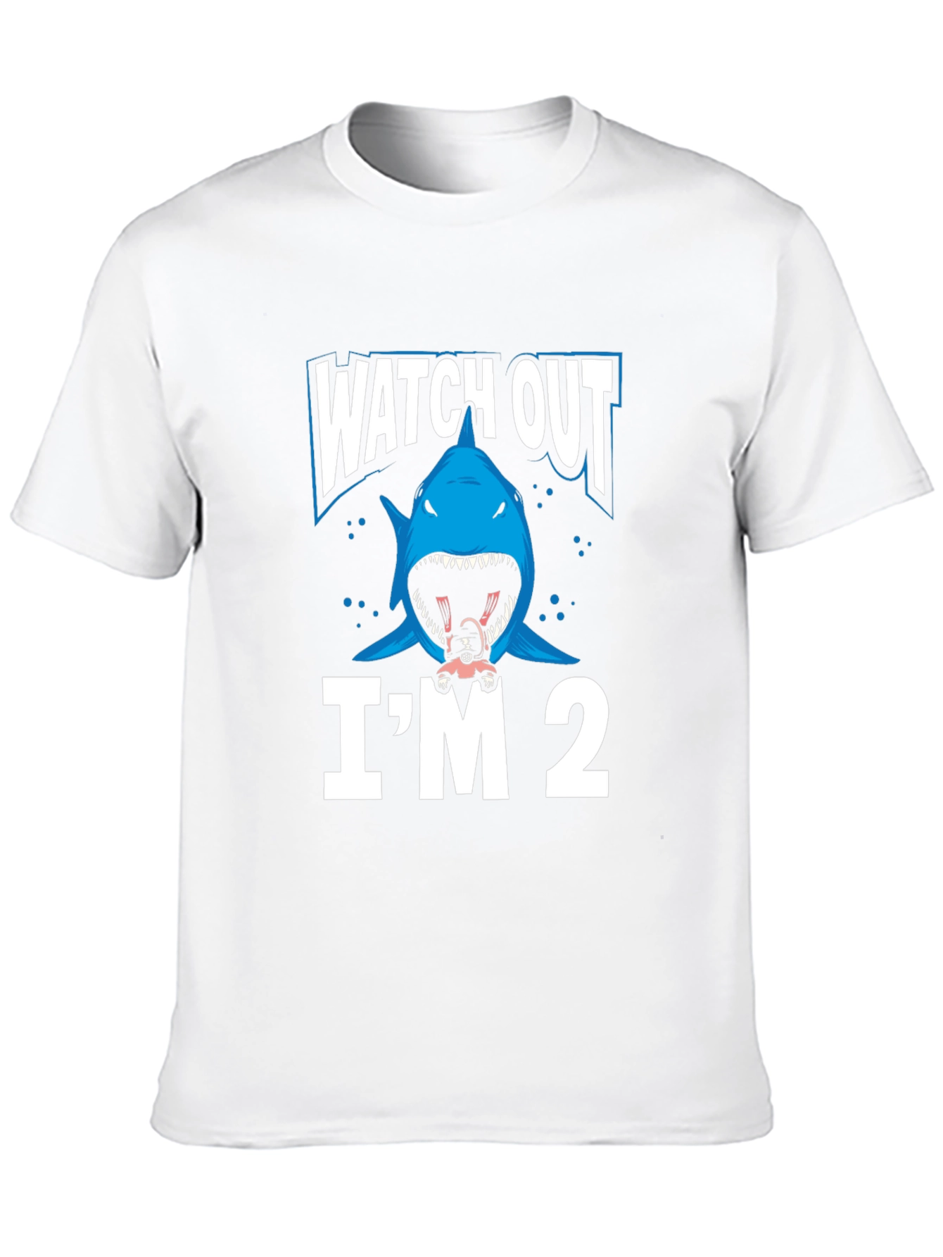Shark Im 2 T-Shirt - Baby Shark Birthday Tee