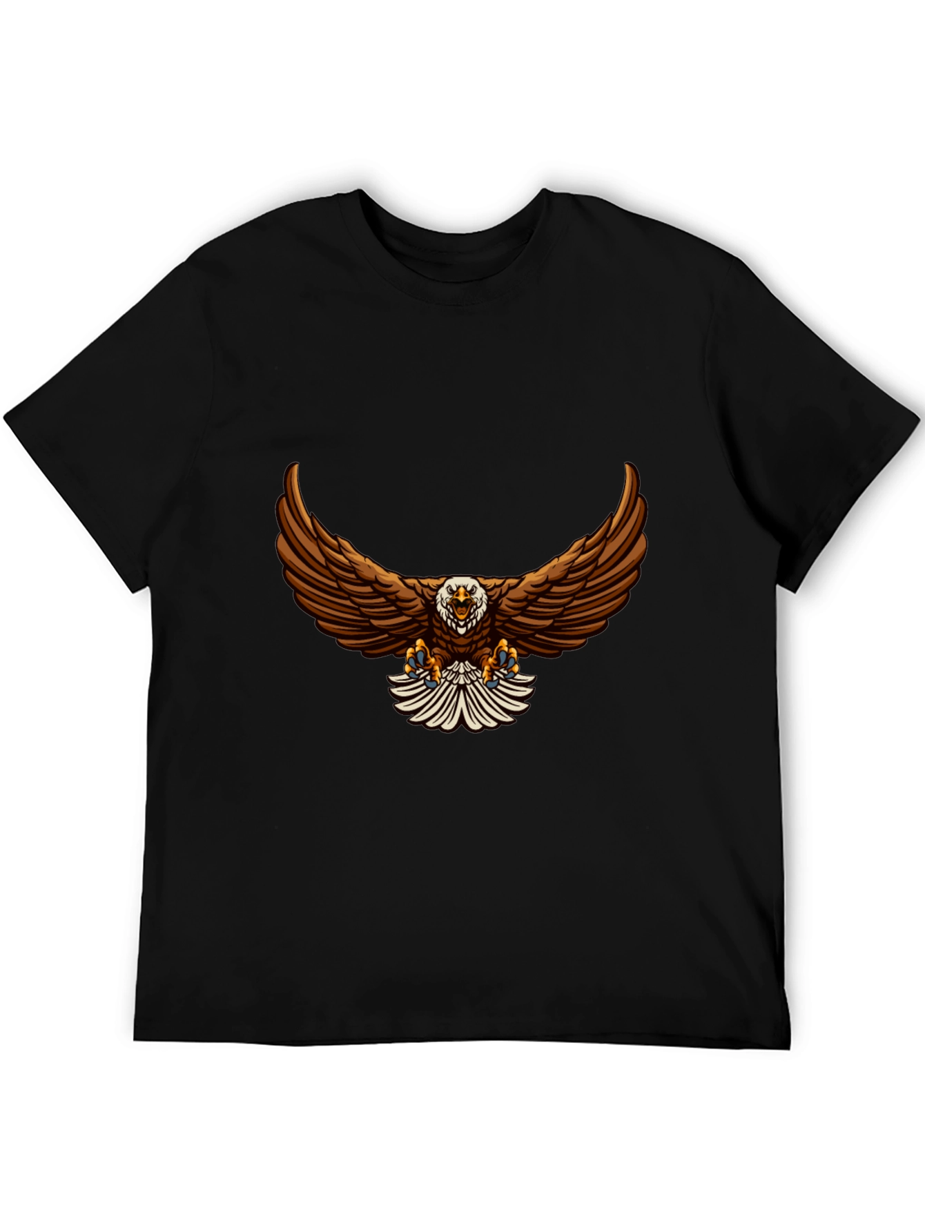 Eagle Graphic Black T-Shirt - Mens Fashion