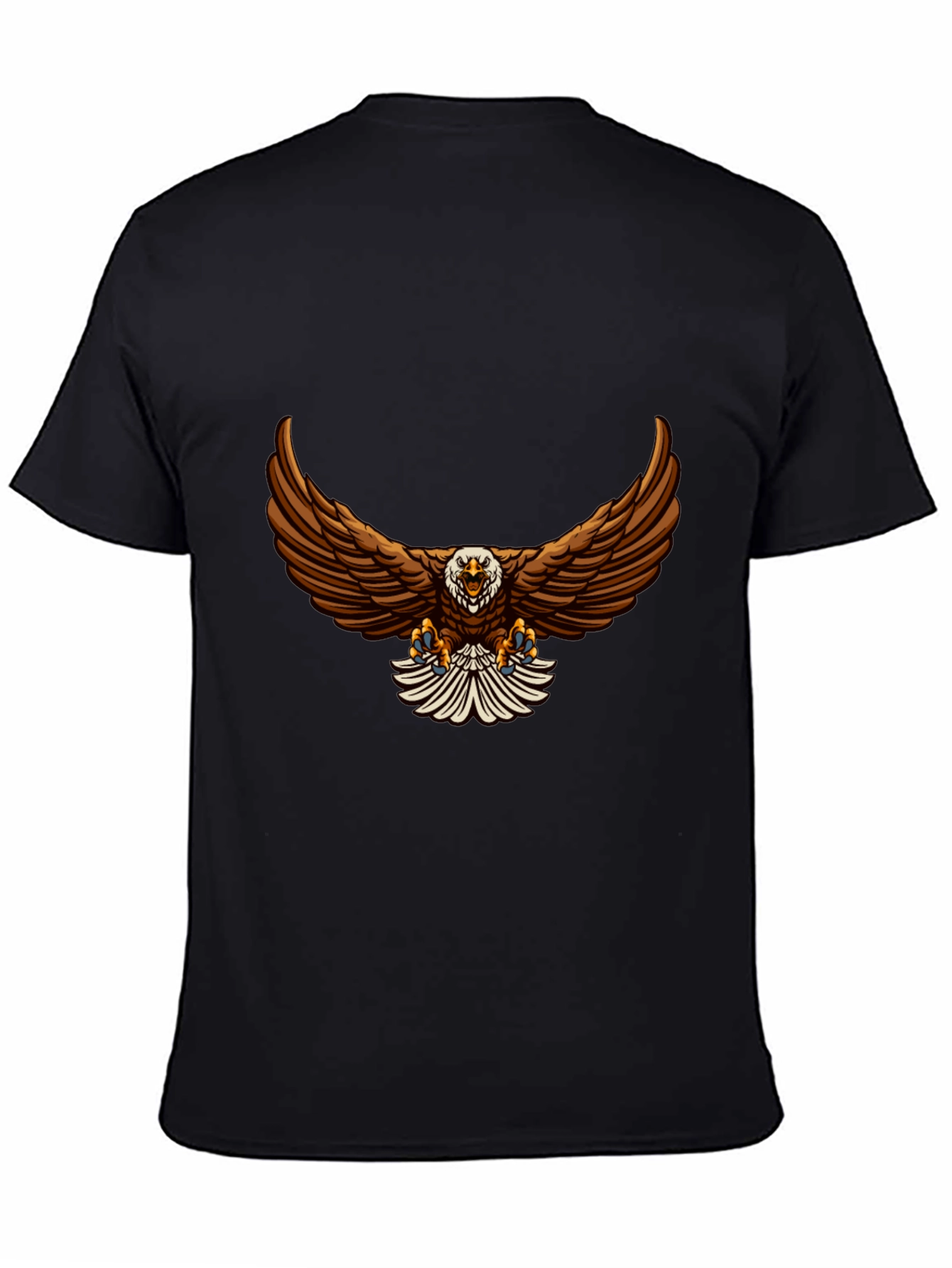 Eagle Graphic Black T-Shirt - Mens Fashion