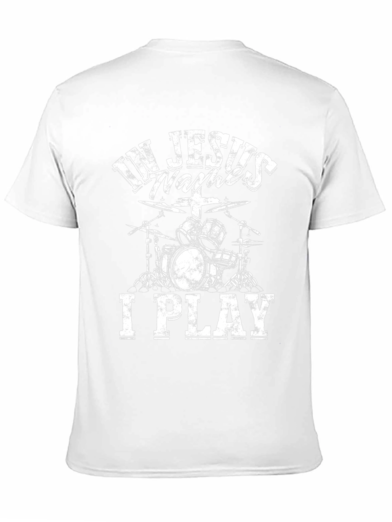 In Jesuss Name I Play Drummer T-Shirt