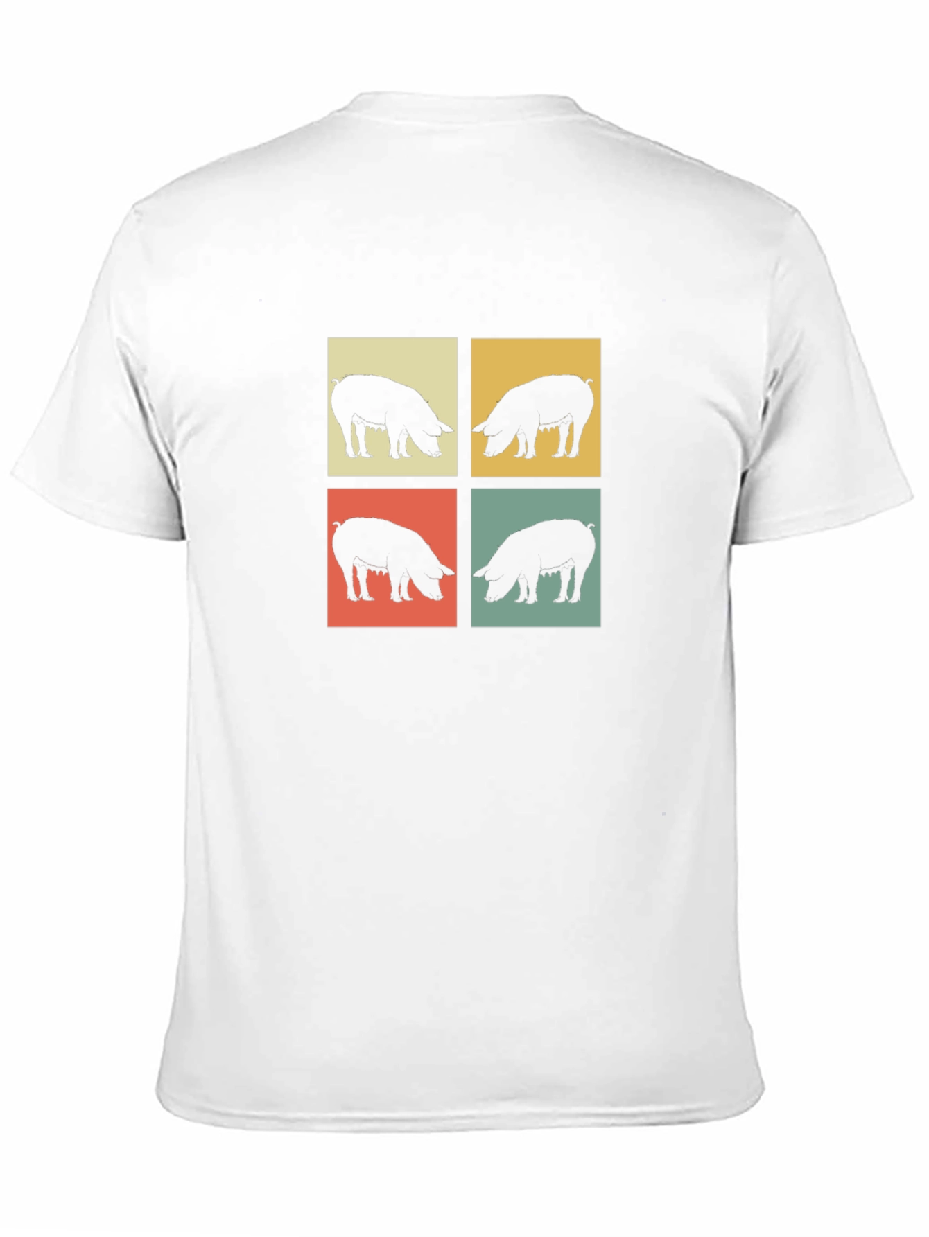 Retro Pig Silhouette T-Shirt