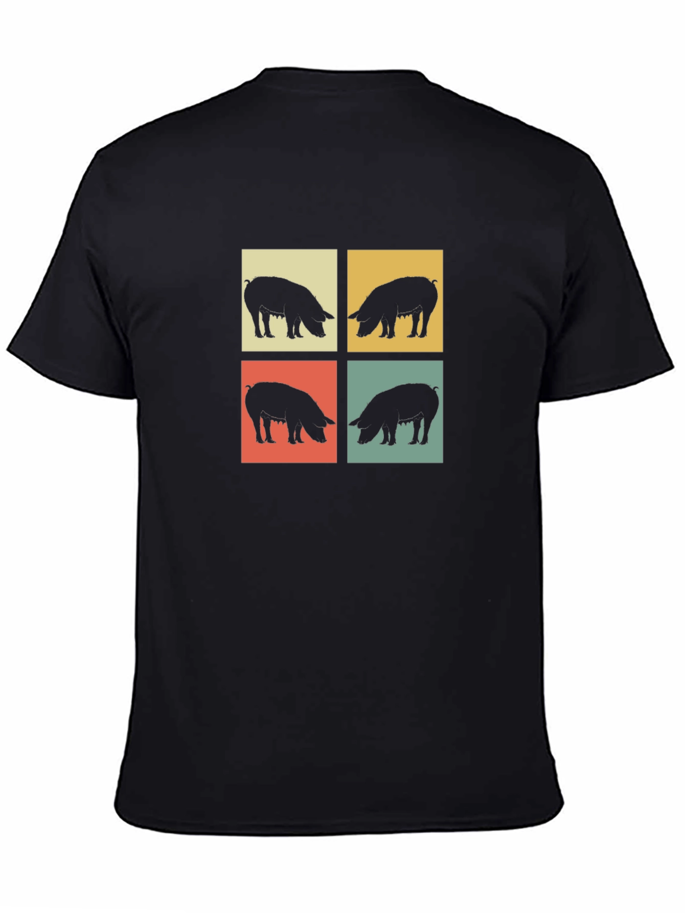 Retro Pig Silhouette T-Shirt