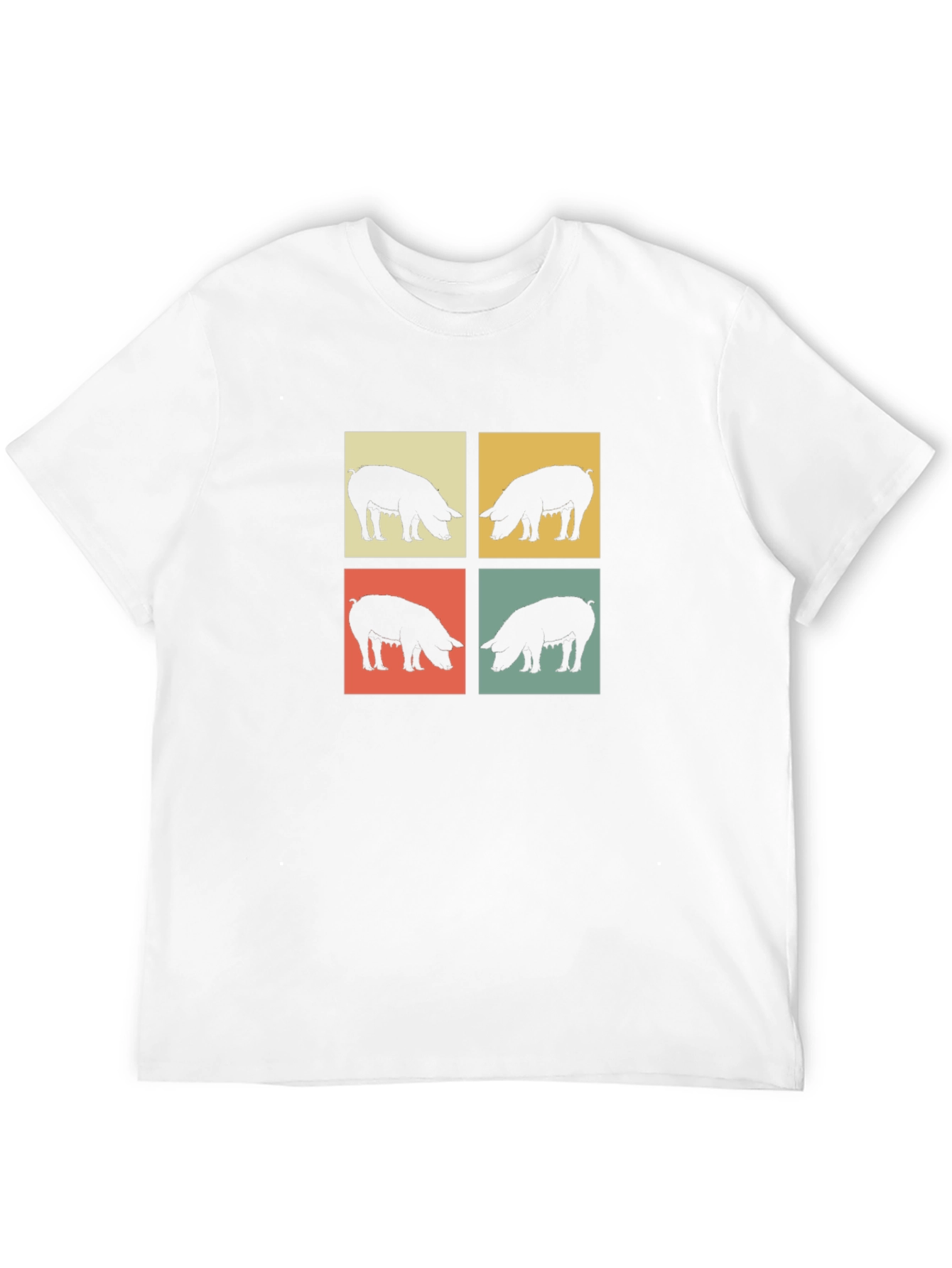 Retro Pig Silhouette T-Shirt