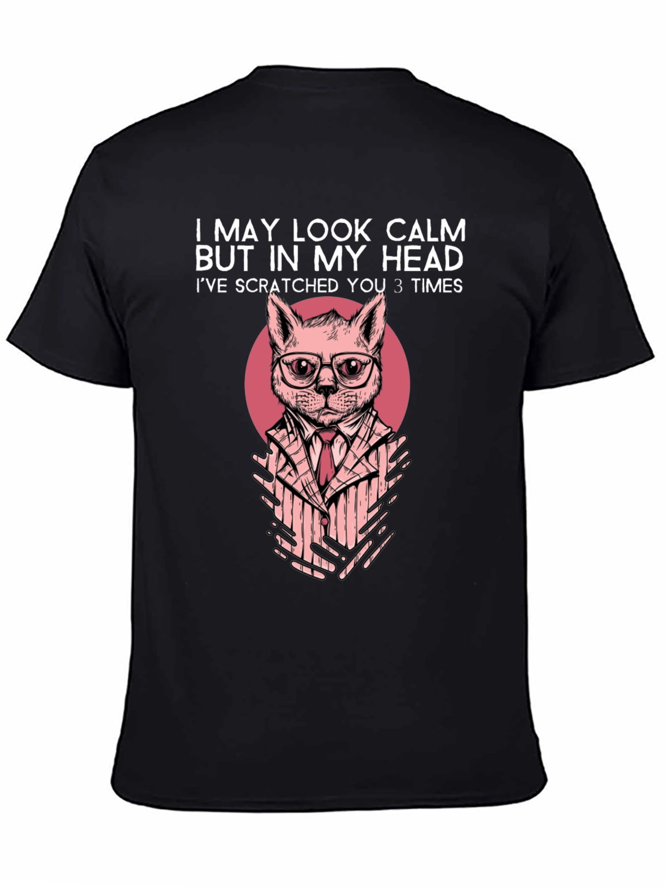 Calm Cat Mens T-Shirt