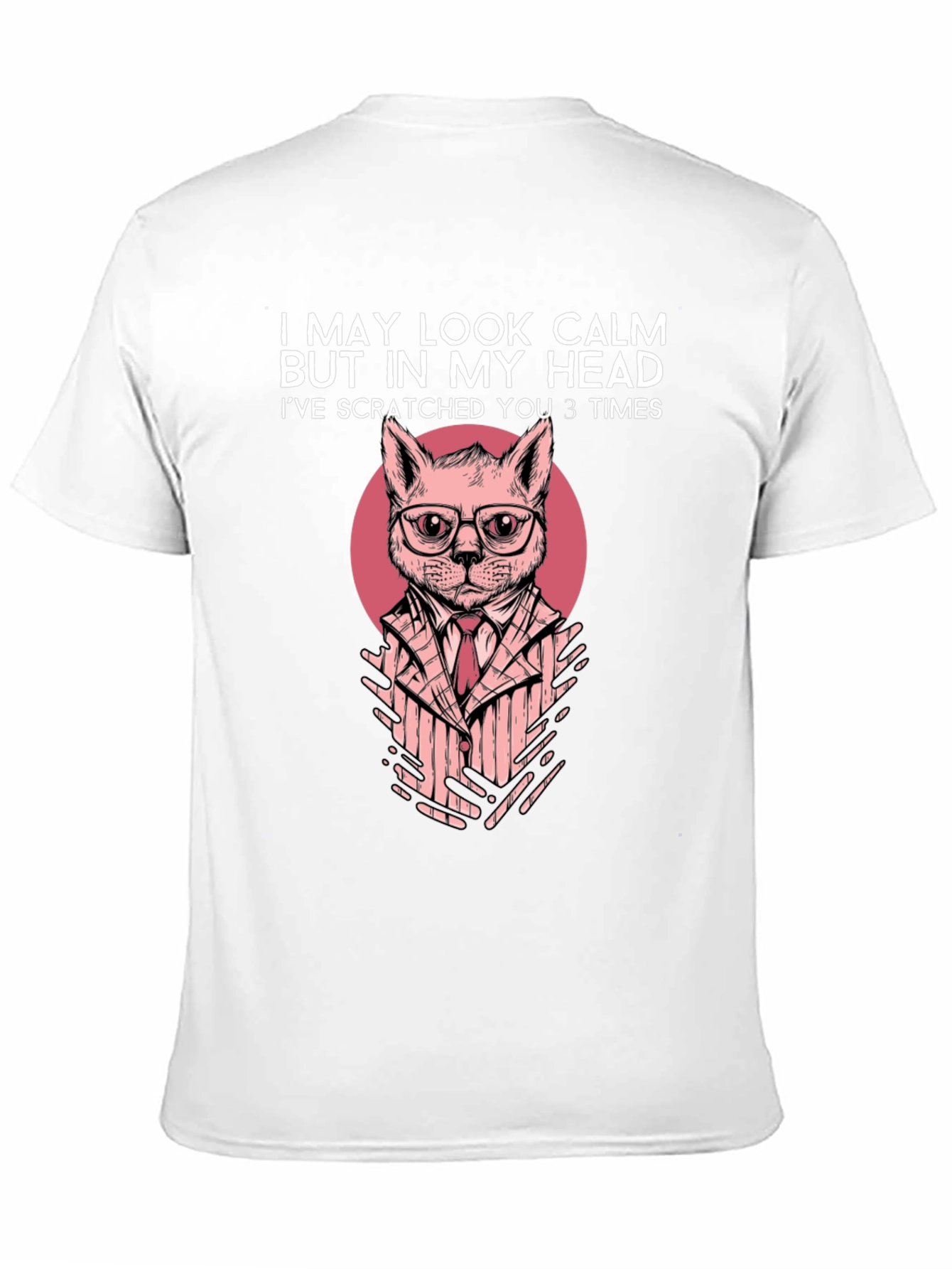 Calm Cat Mens T-Shirt