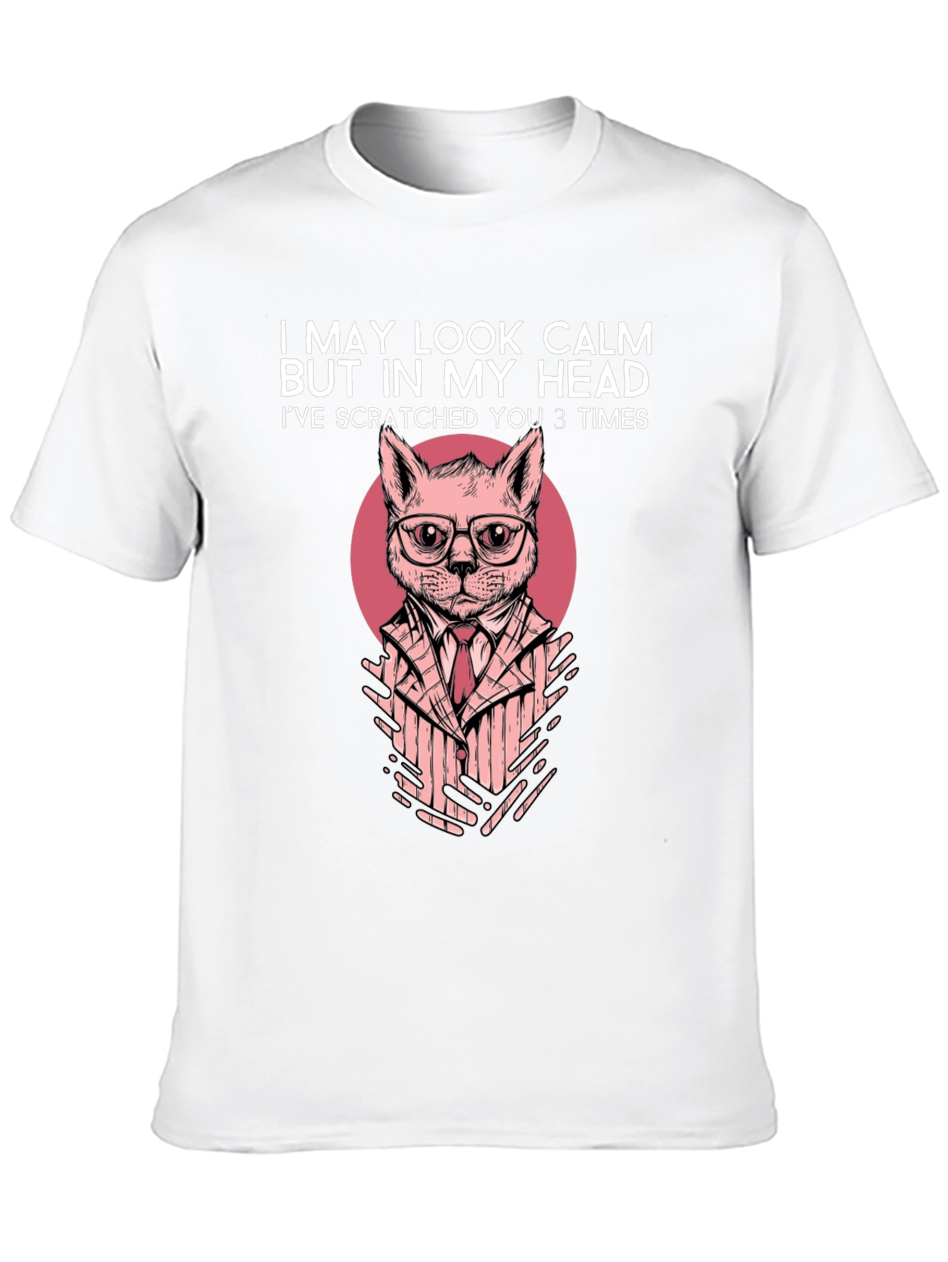 Calm Cat Mens T-Shirt