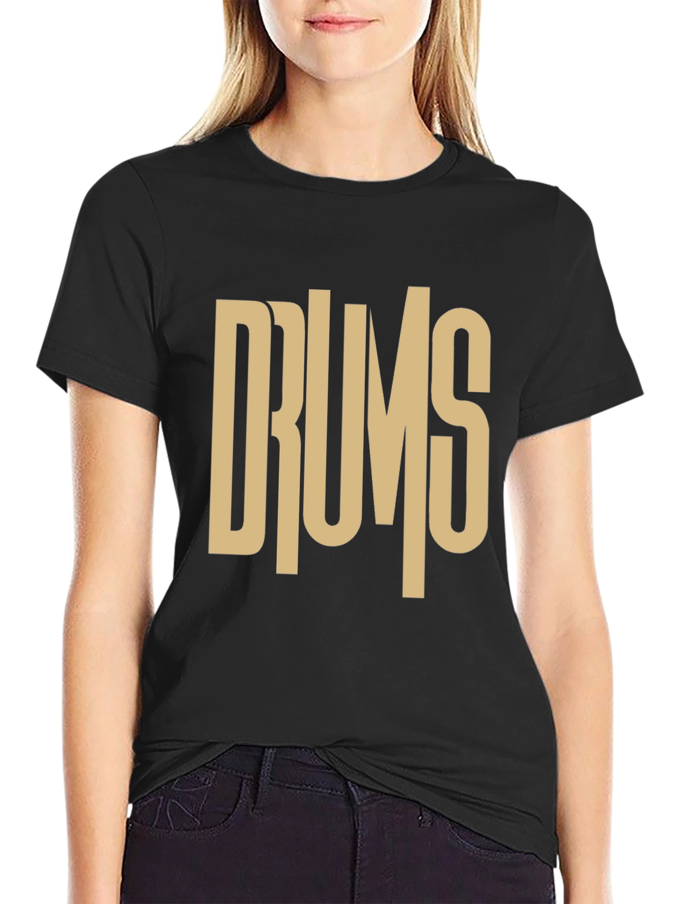 Drums Graphic Tee - Music Lovers T-Shirt
