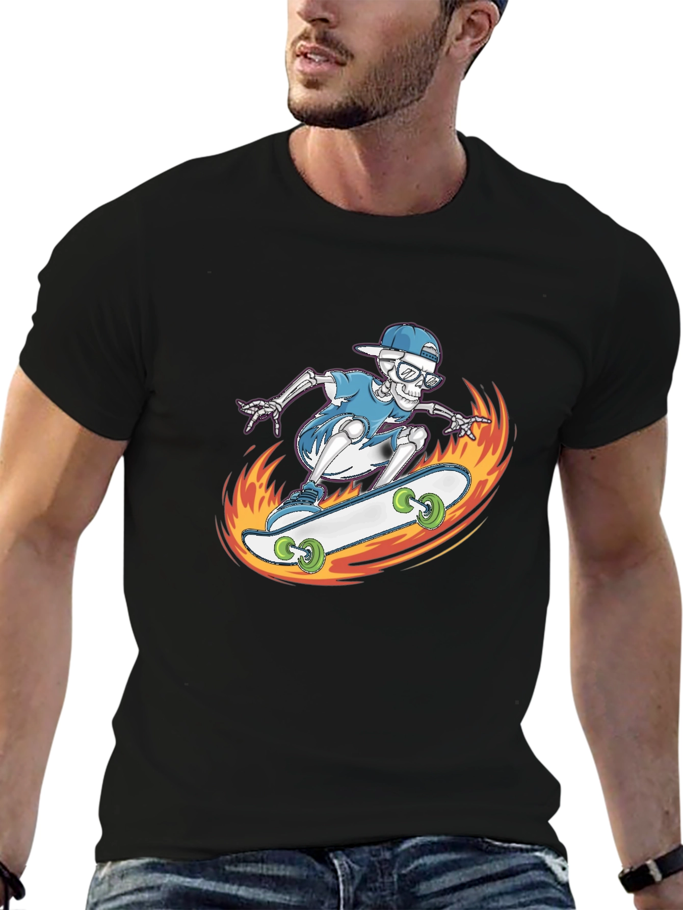 Skateboard Skeleton T-Shirt