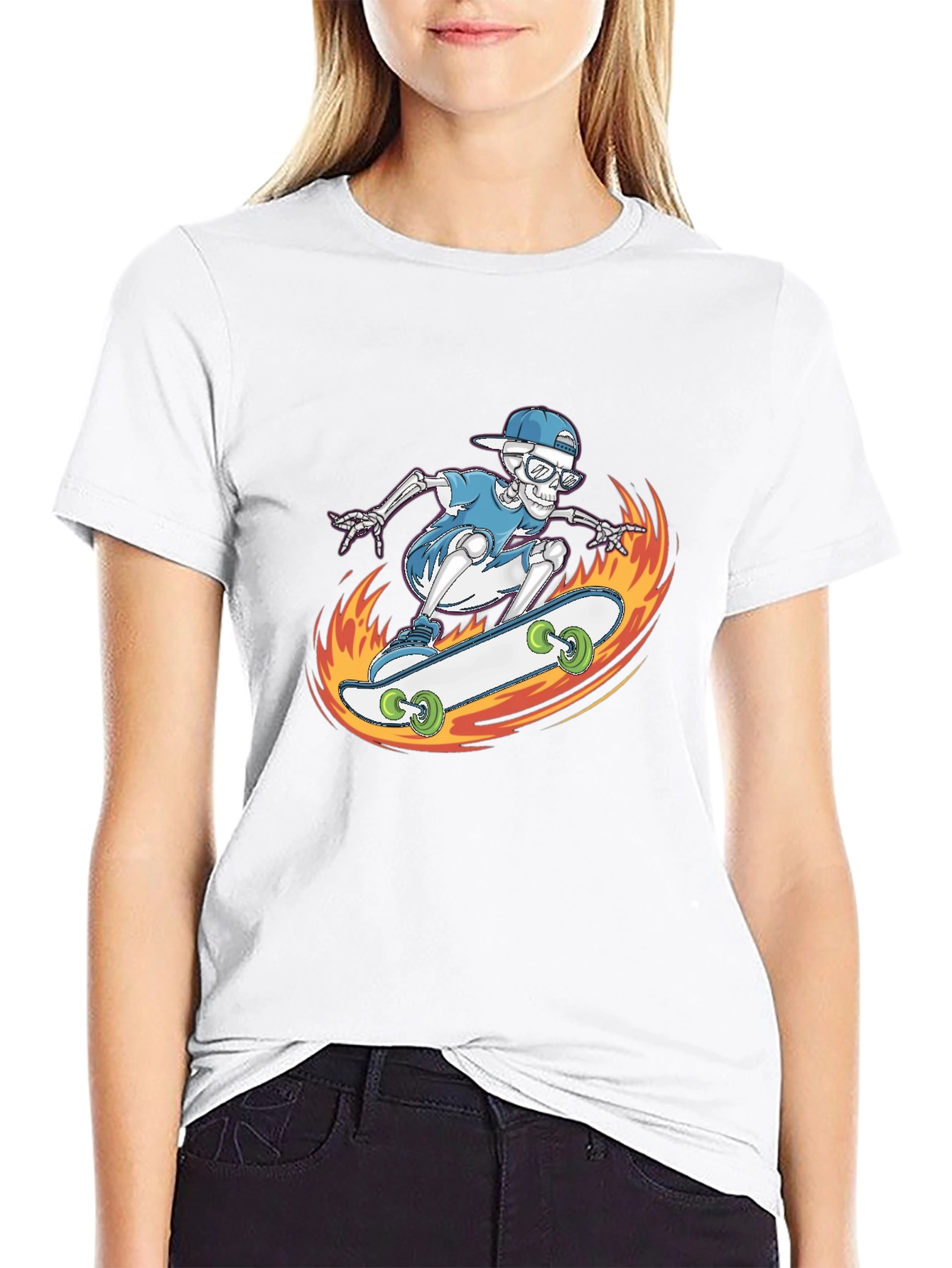Skateboard Skeleton T-Shirt