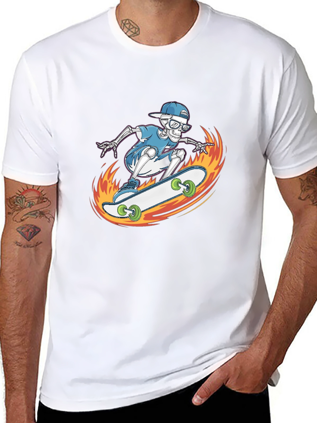 Skateboard Skeleton T-Shirt