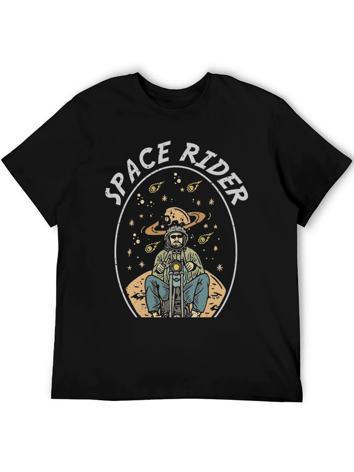 Space Rider Graphic T-Shirt