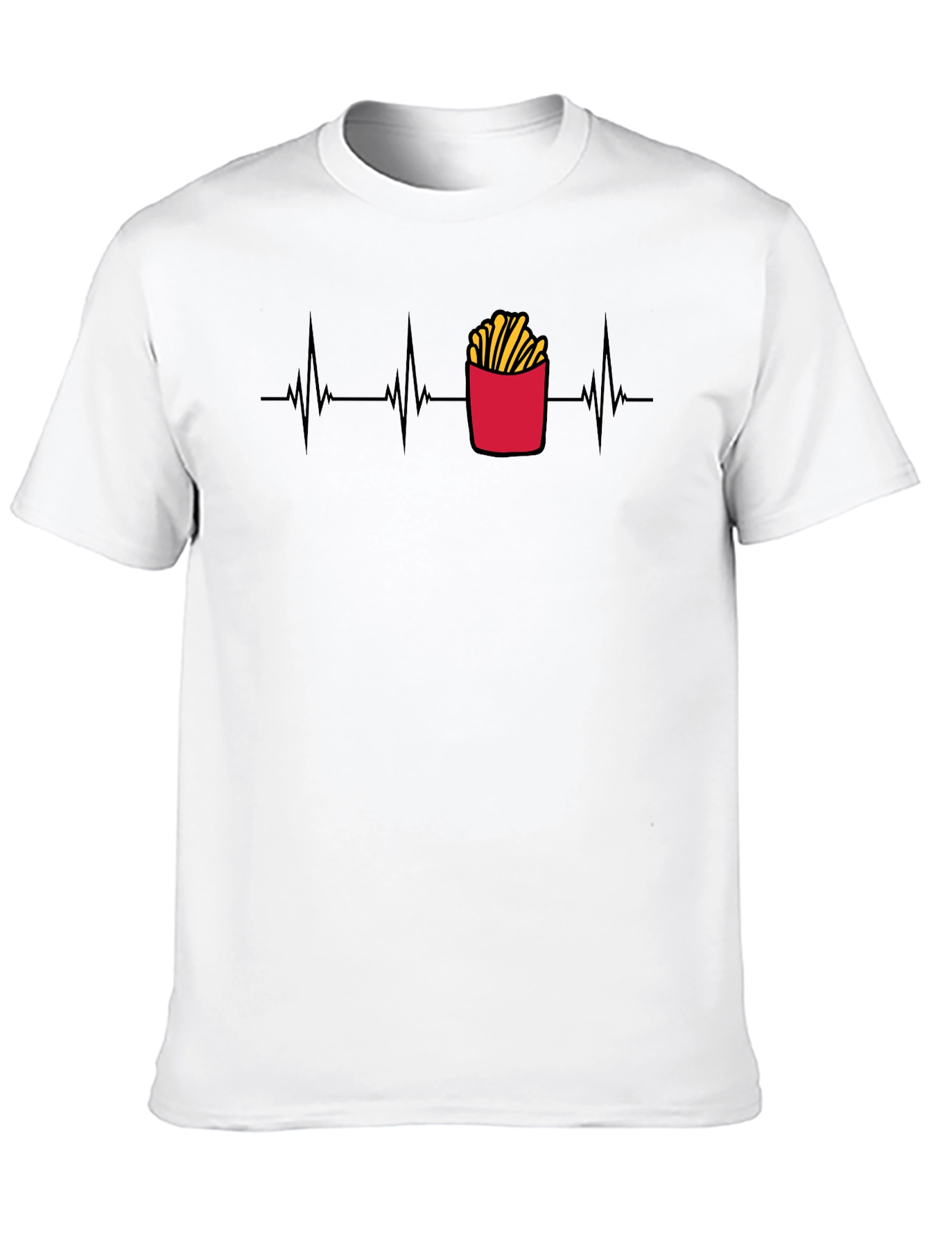 Fry Heartbeat Tee - Unisex Graphic T-Shirt