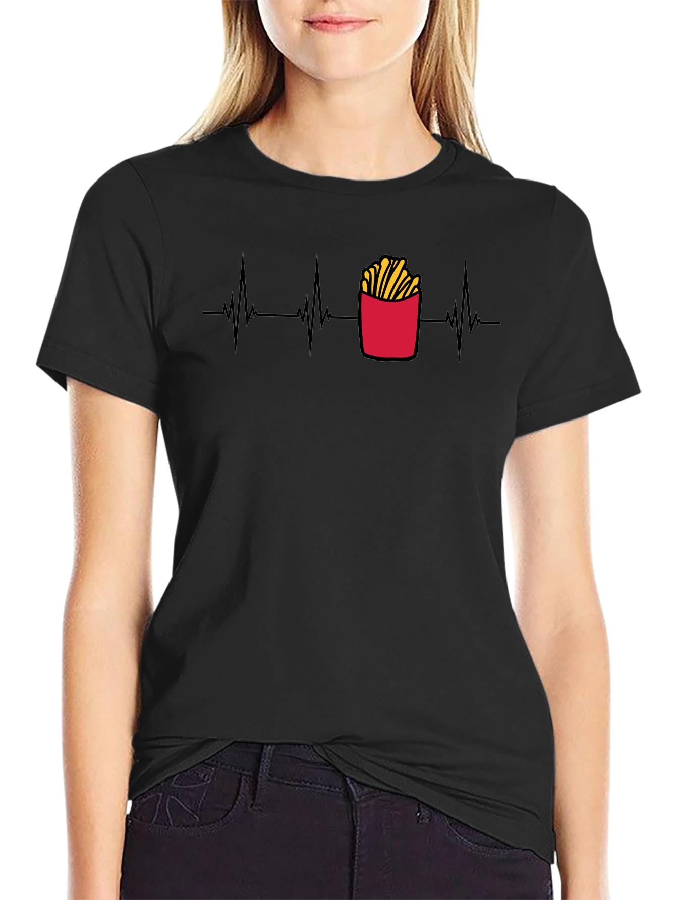 Fry Heartbeat Tee - Unisex Graphic T-Shirt