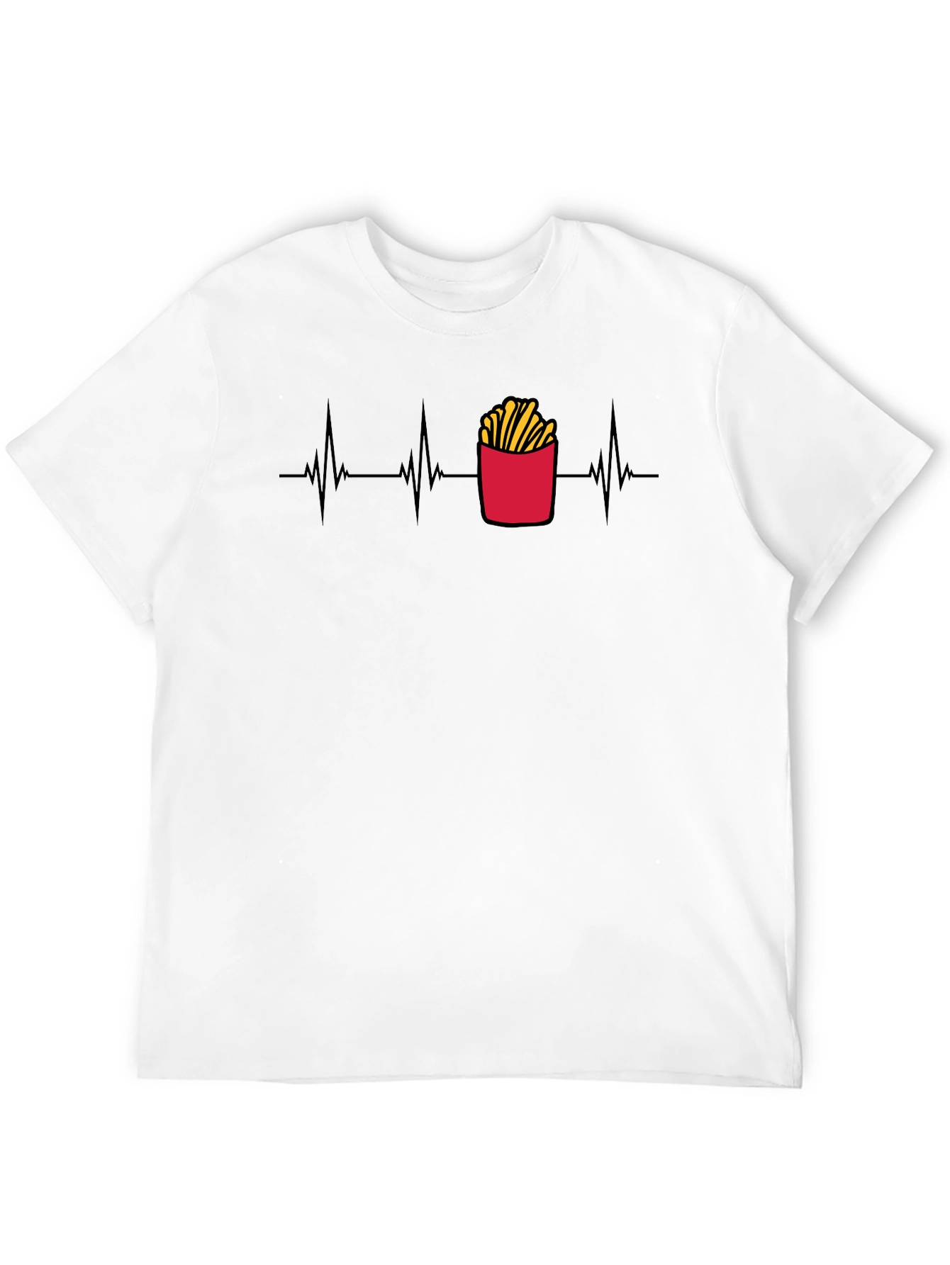 Fry Heartbeat Tee - Unisex Graphic T-Shirt