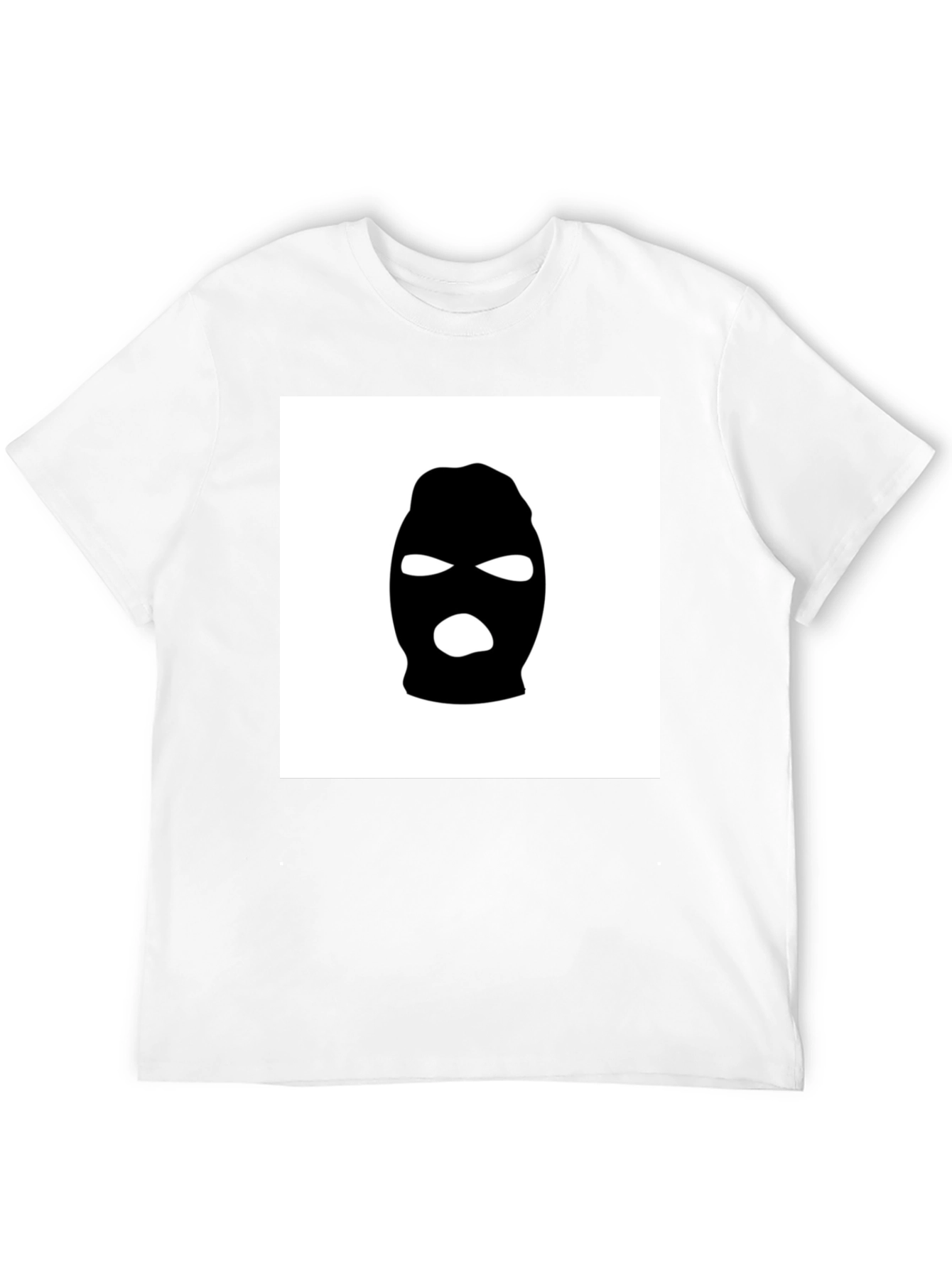 Black Ski Mask Graphic Tee - Urban Streetwear