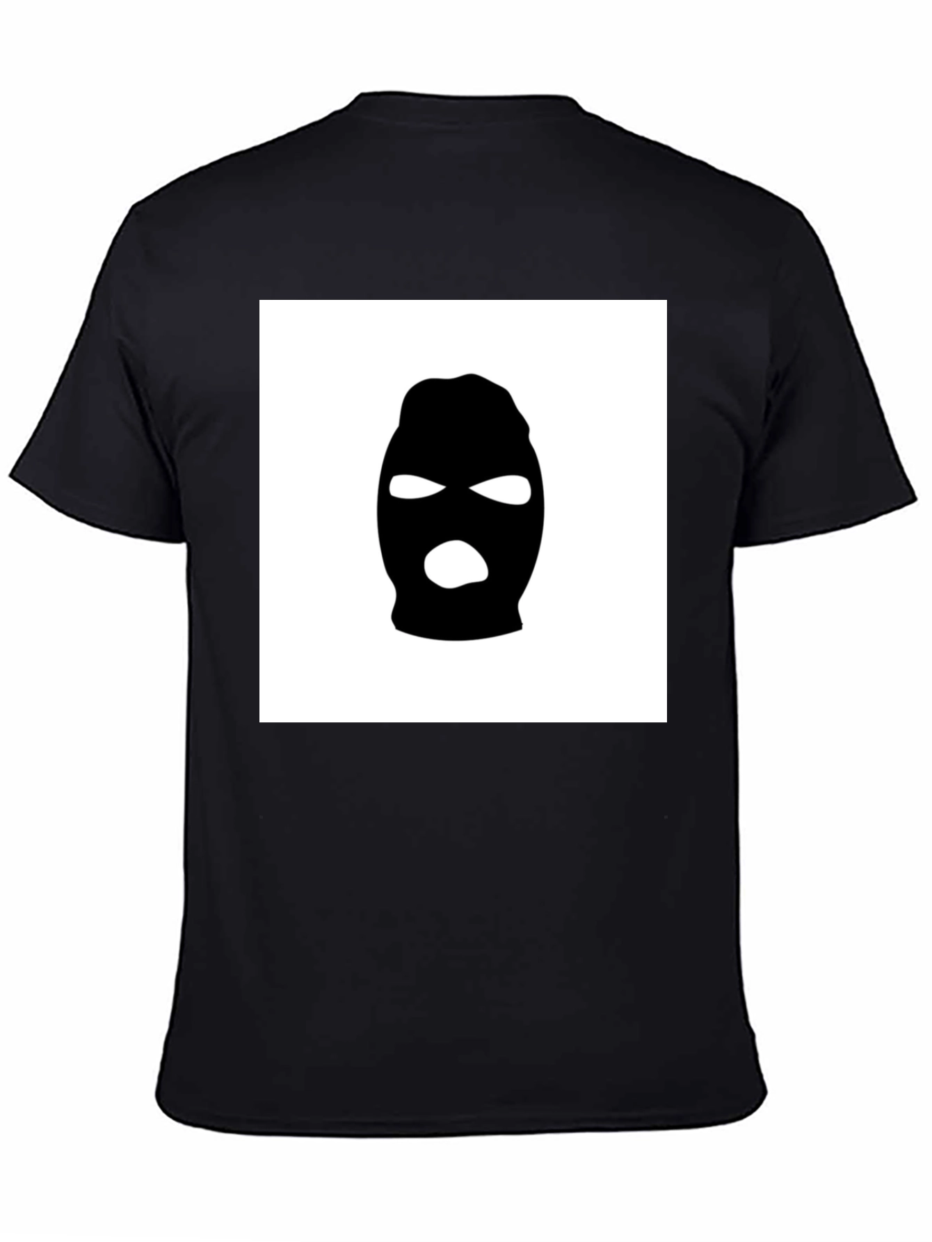 Black Ski Mask Graphic Tee - Urban Streetwear