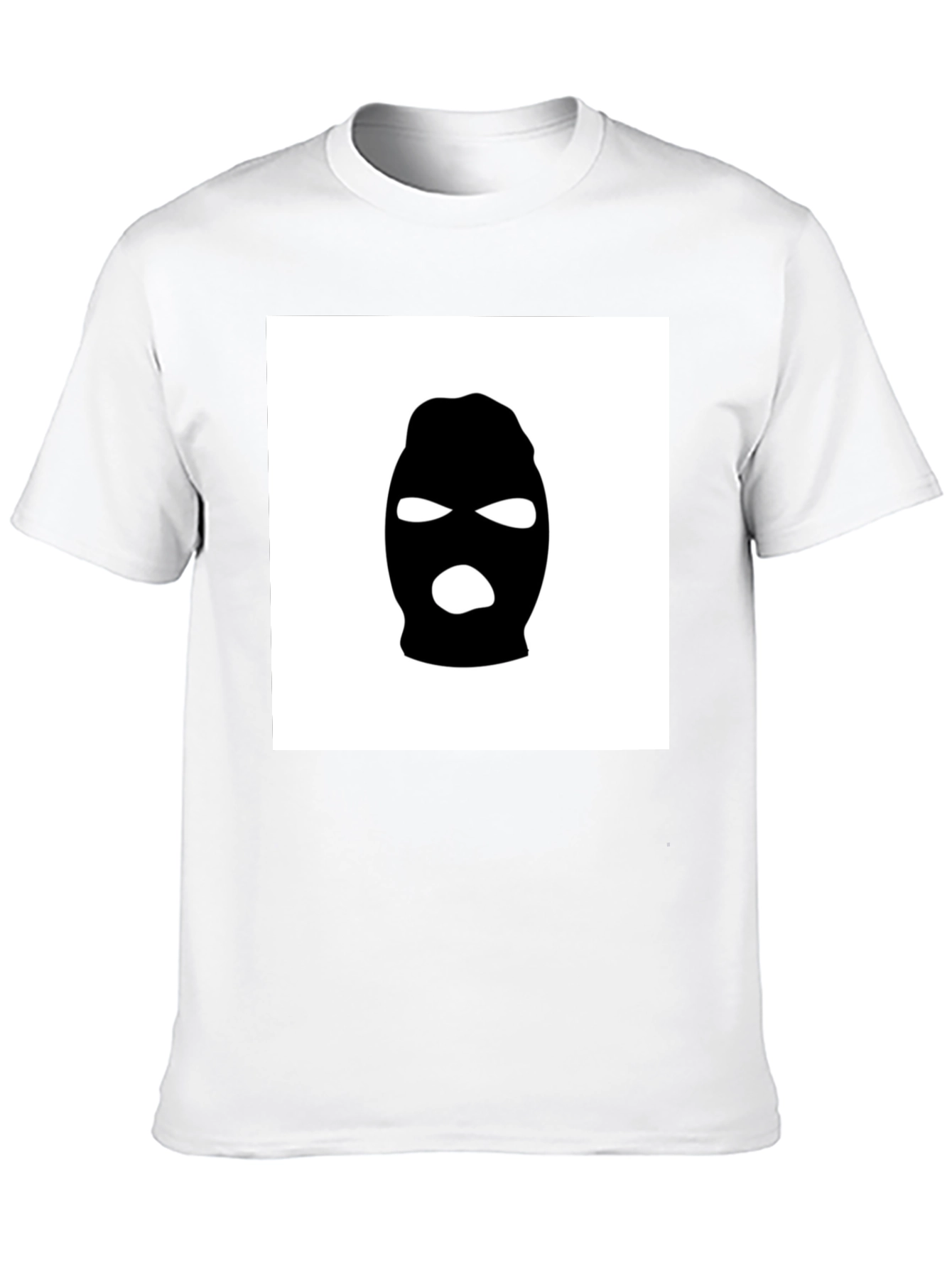 Black Ski Mask Graphic Tee - Urban Streetwear