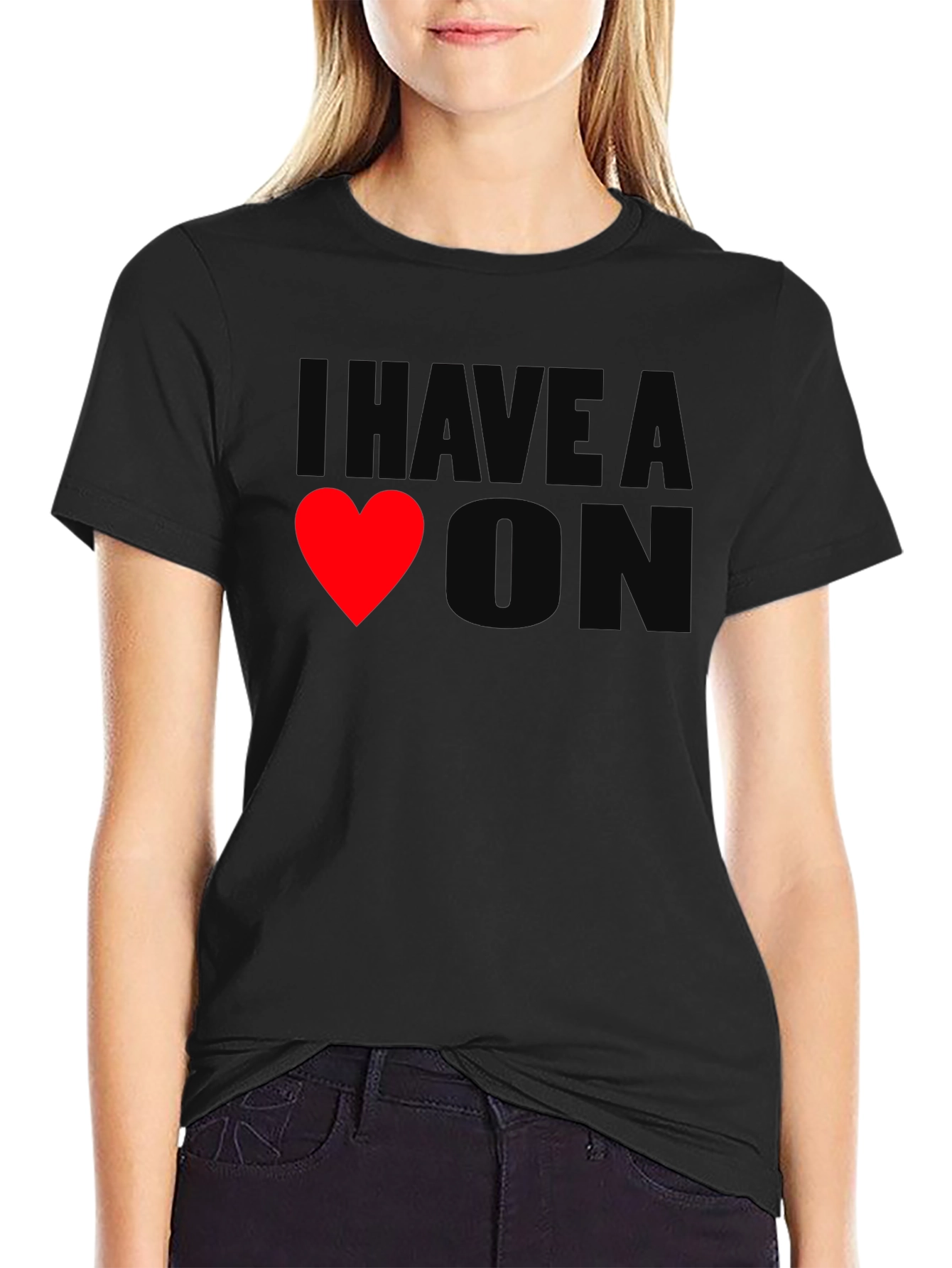 I Have A Heart On - Novelty T-Shirt