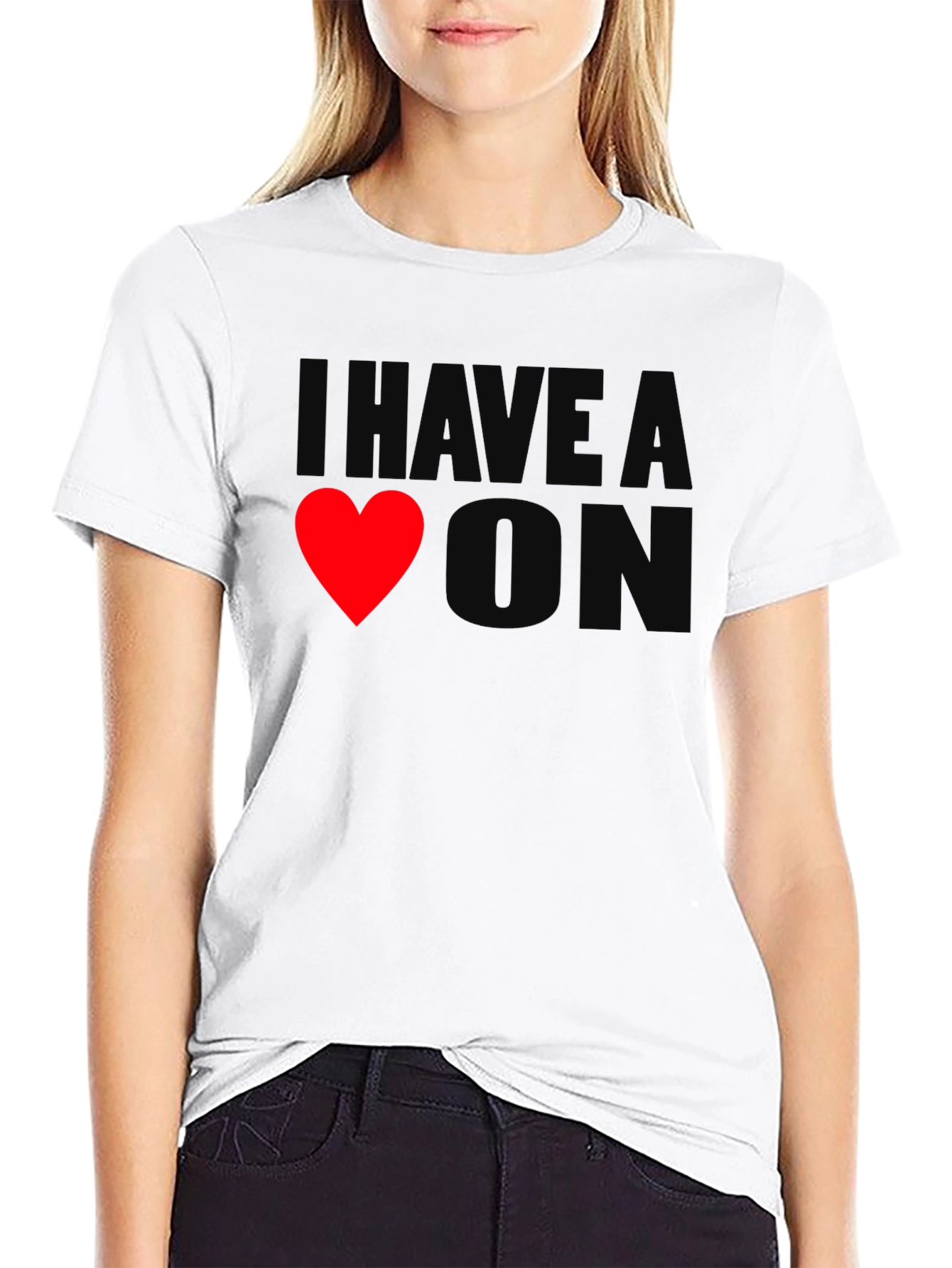 I Have A Heart On - Novelty T-Shirt