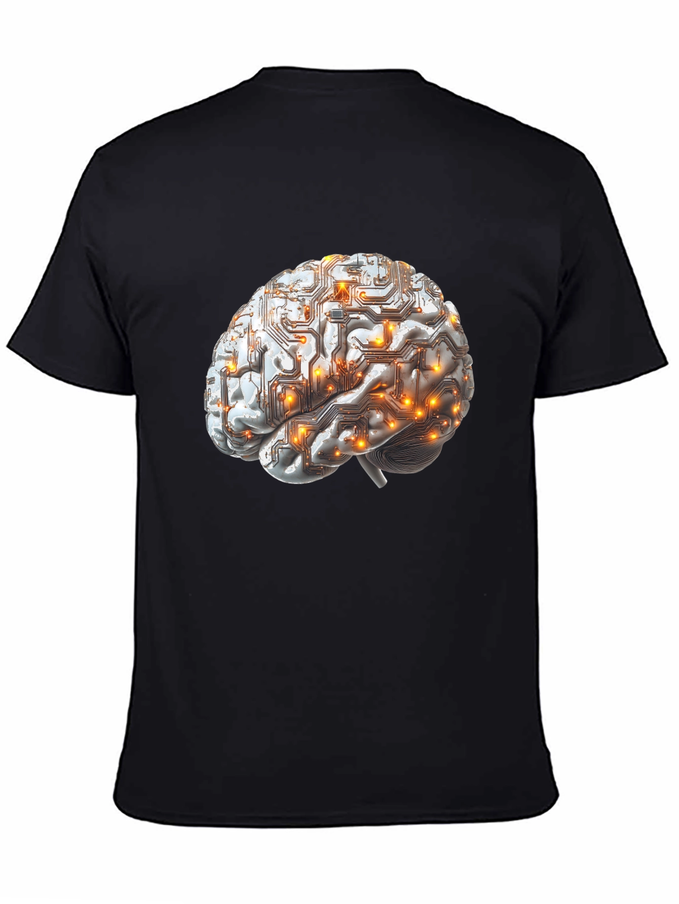 Circuit Brain Graphic Tee - Smart Style