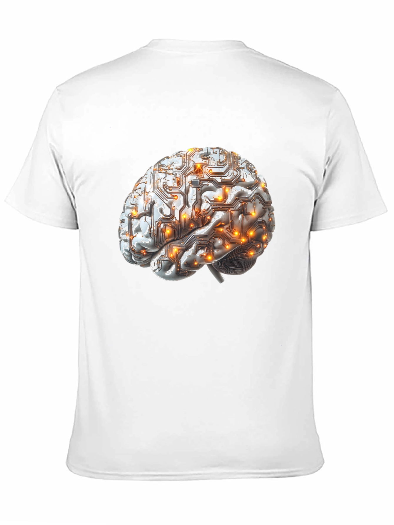 Circuit Brain Graphic Tee - Smart Style