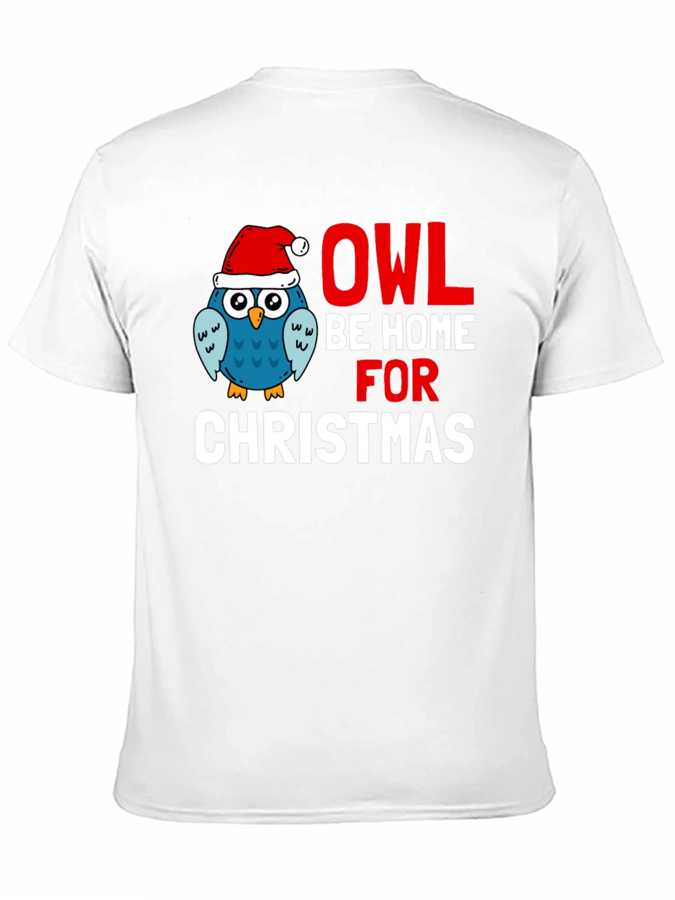 Owl Be Home for Christmas Graphic Tee