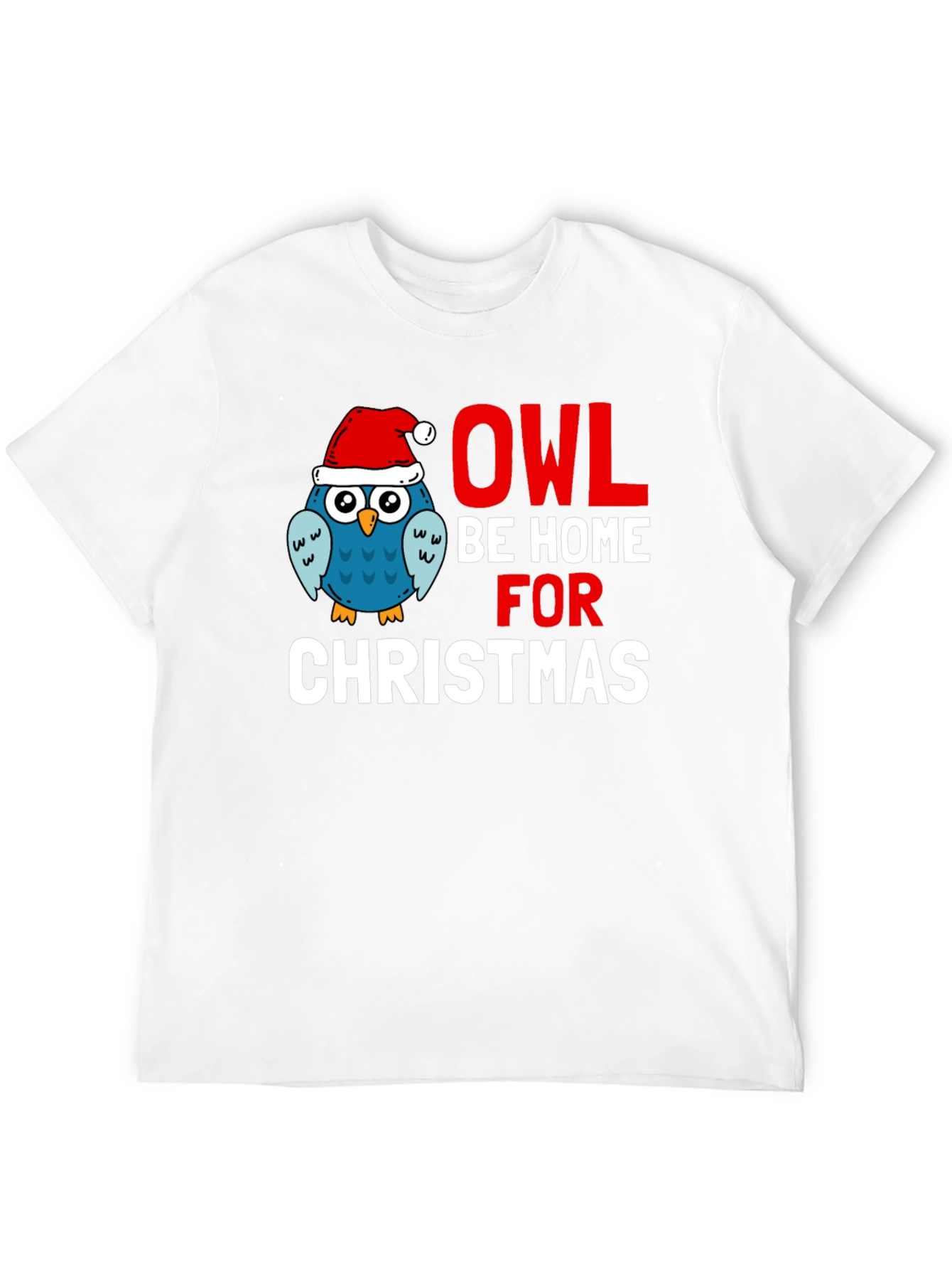 Owl Be Home for Christmas Graphic Tee