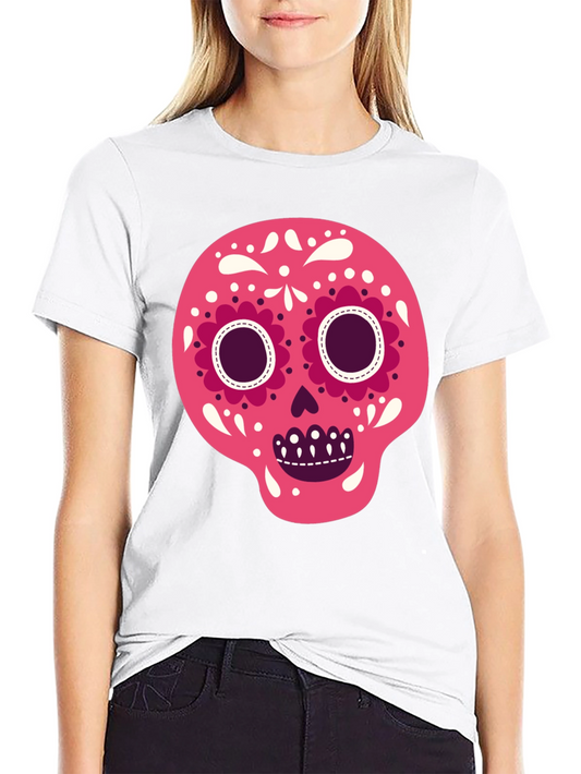 Sugar Skull Graphic Tee - Day of the Dead T-Shirt