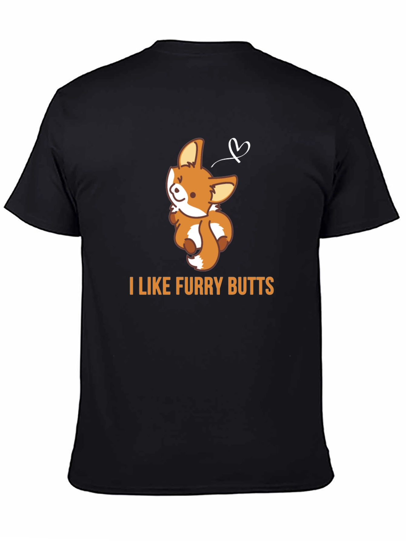Furry Butts Graphic Tee - Cute Fox Design
