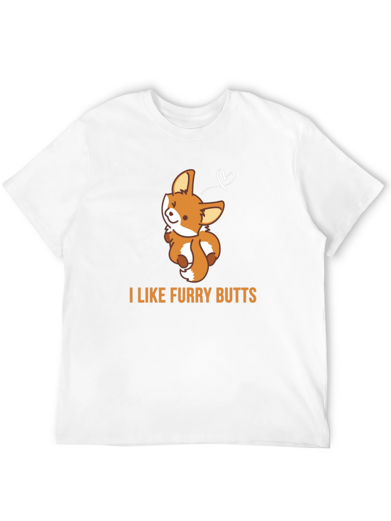 Furry Butts Graphic Tee - Cute Fox Design