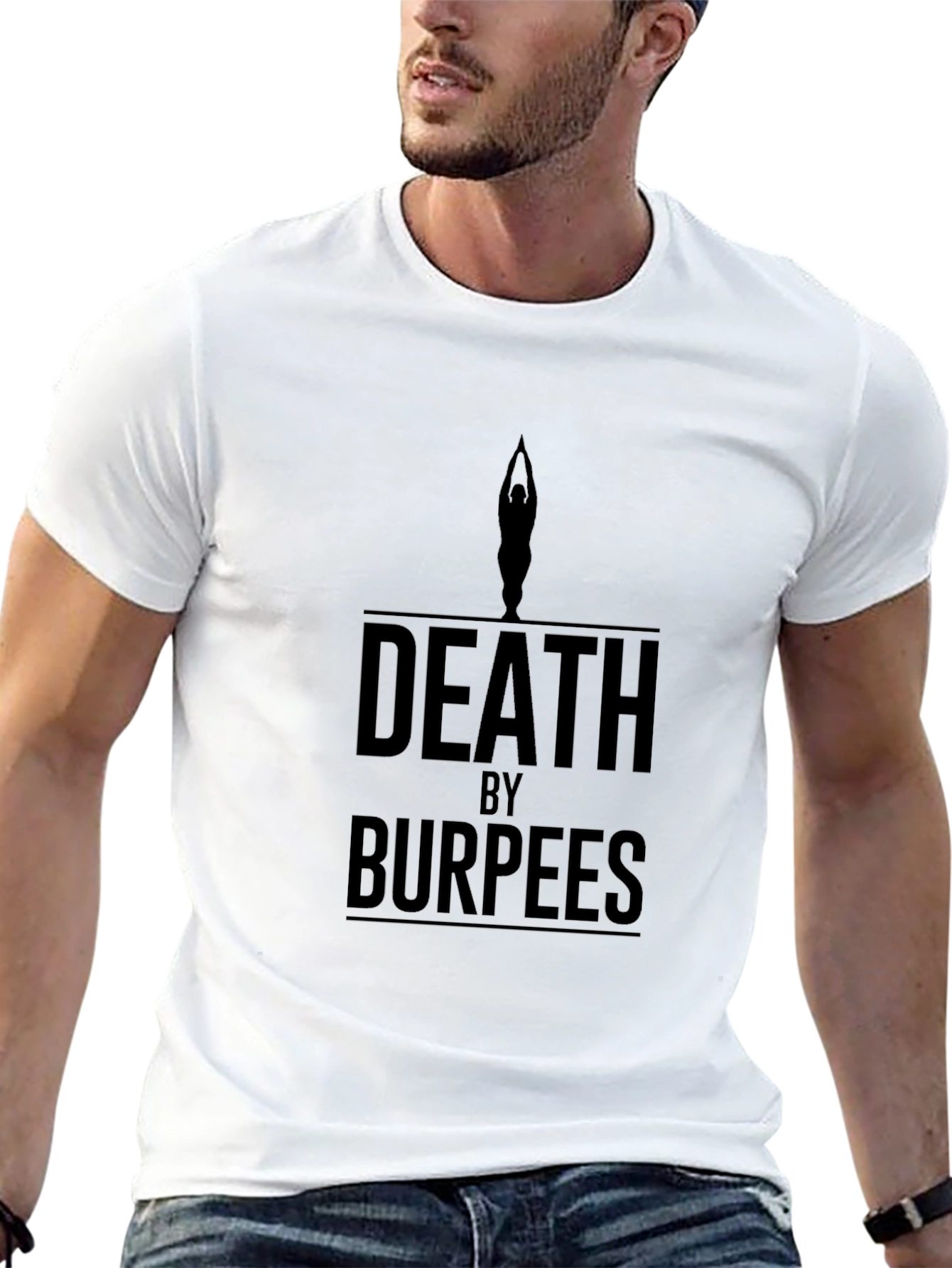 Death By Burpees T-Shirt - Fitness Apparel