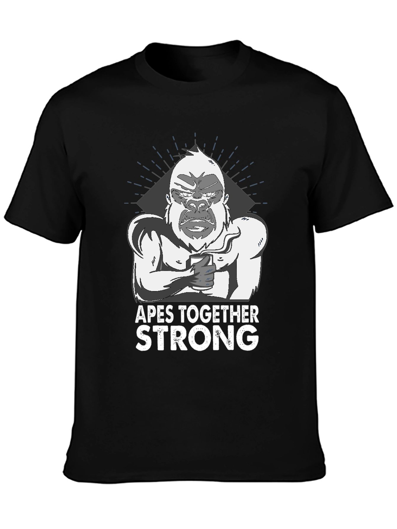 Apes Together Strong Graphic Tee - Black