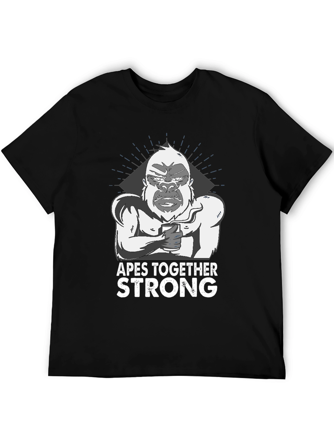 Apes Together Strong Graphic Tee - Black